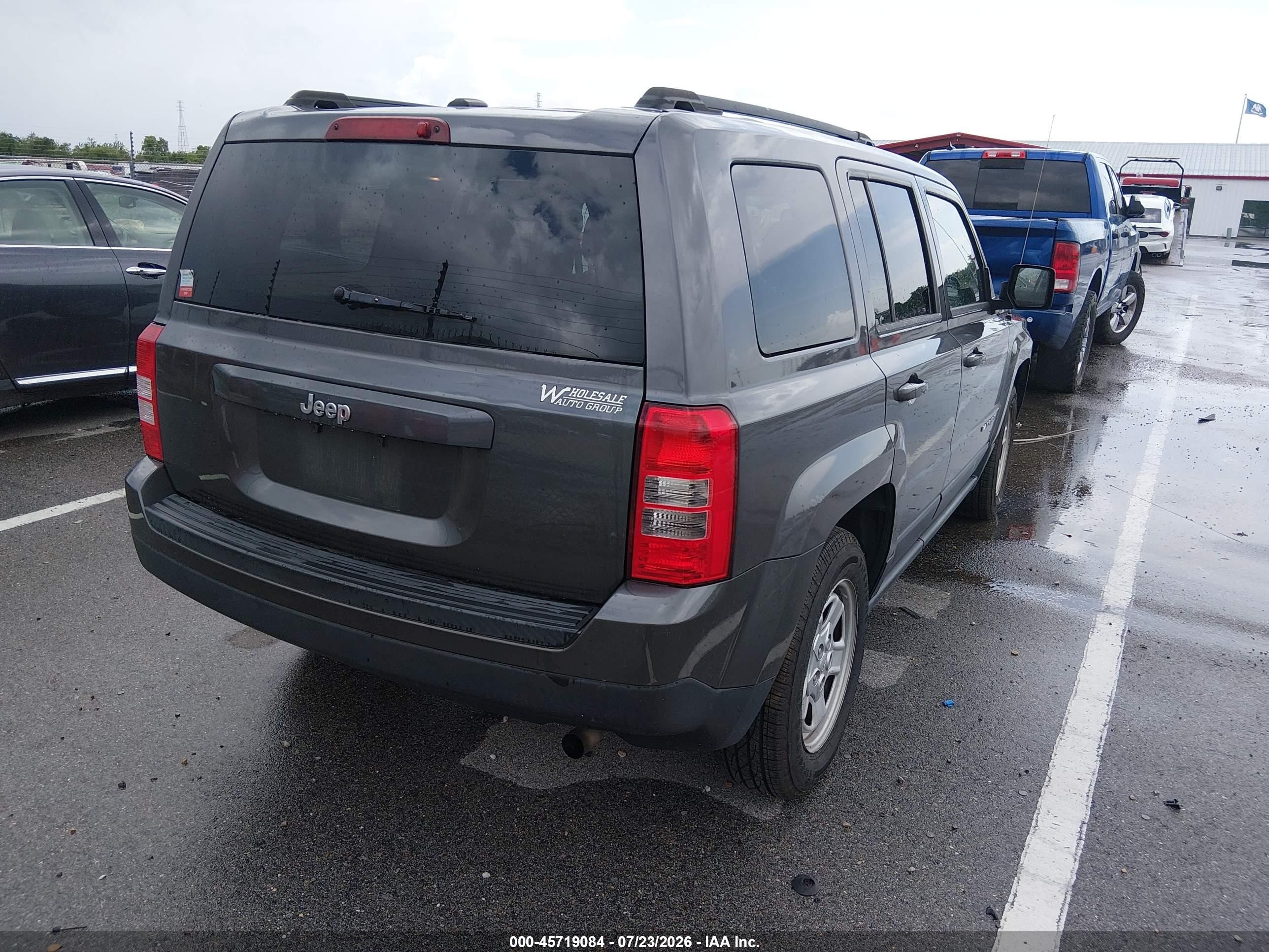 2015 Jeep Patriot Sport Gray vin: 1C4NJPBB6FD158337