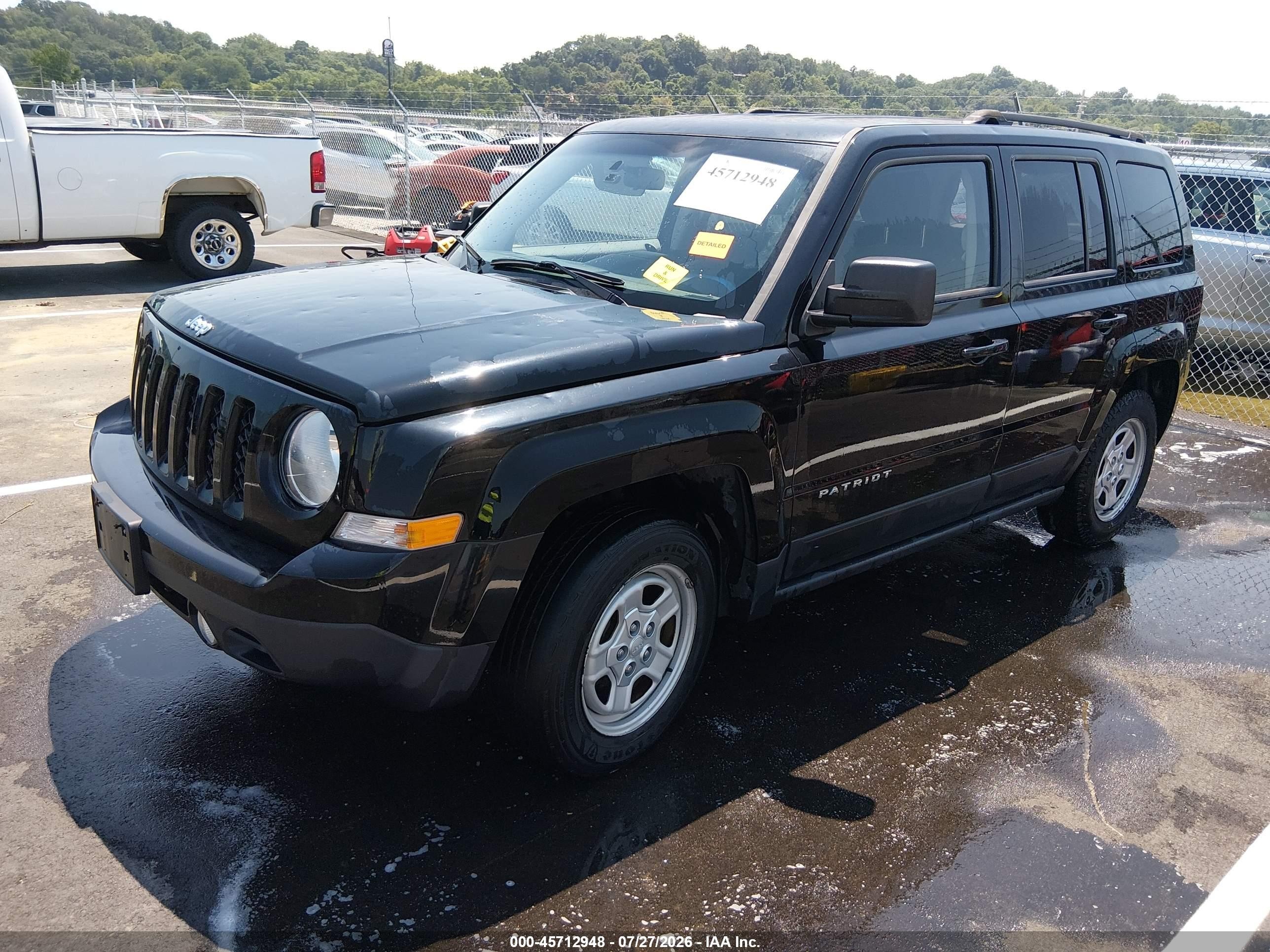 2015 Jeep Patriot Sport Black vin: 1C4NJPBB6FD211098