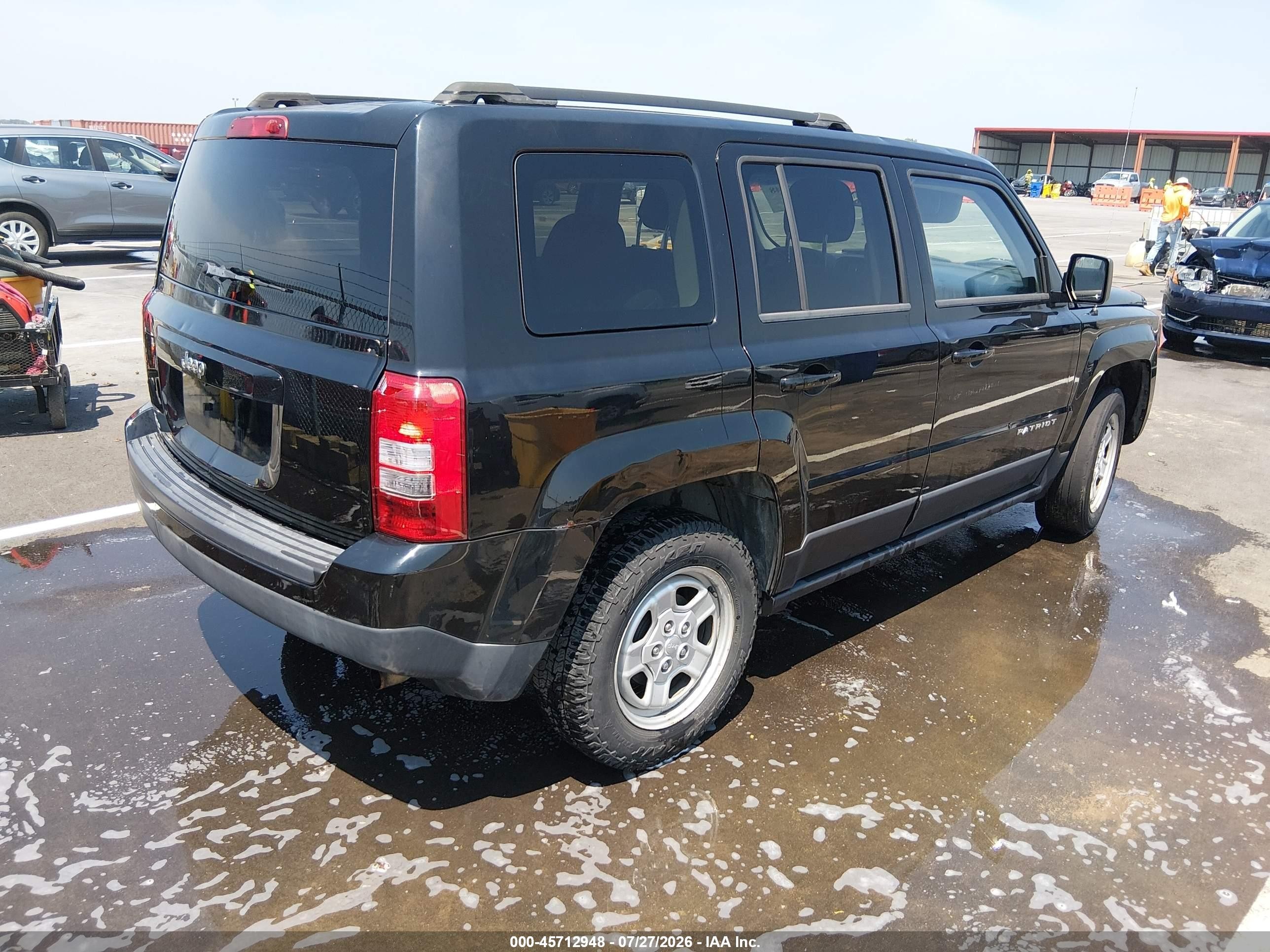 2015 Jeep Patriot Sport Black vin: 1C4NJPBB6FD211098