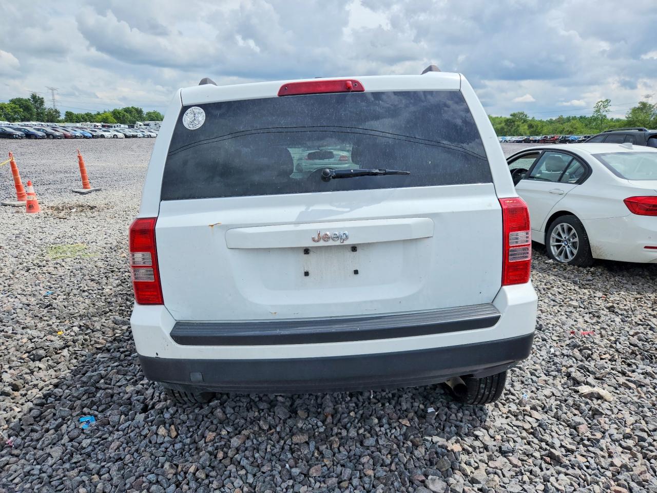 2015 Jeep Patriot Sport White vin: 1C4NJPBB6FD236342