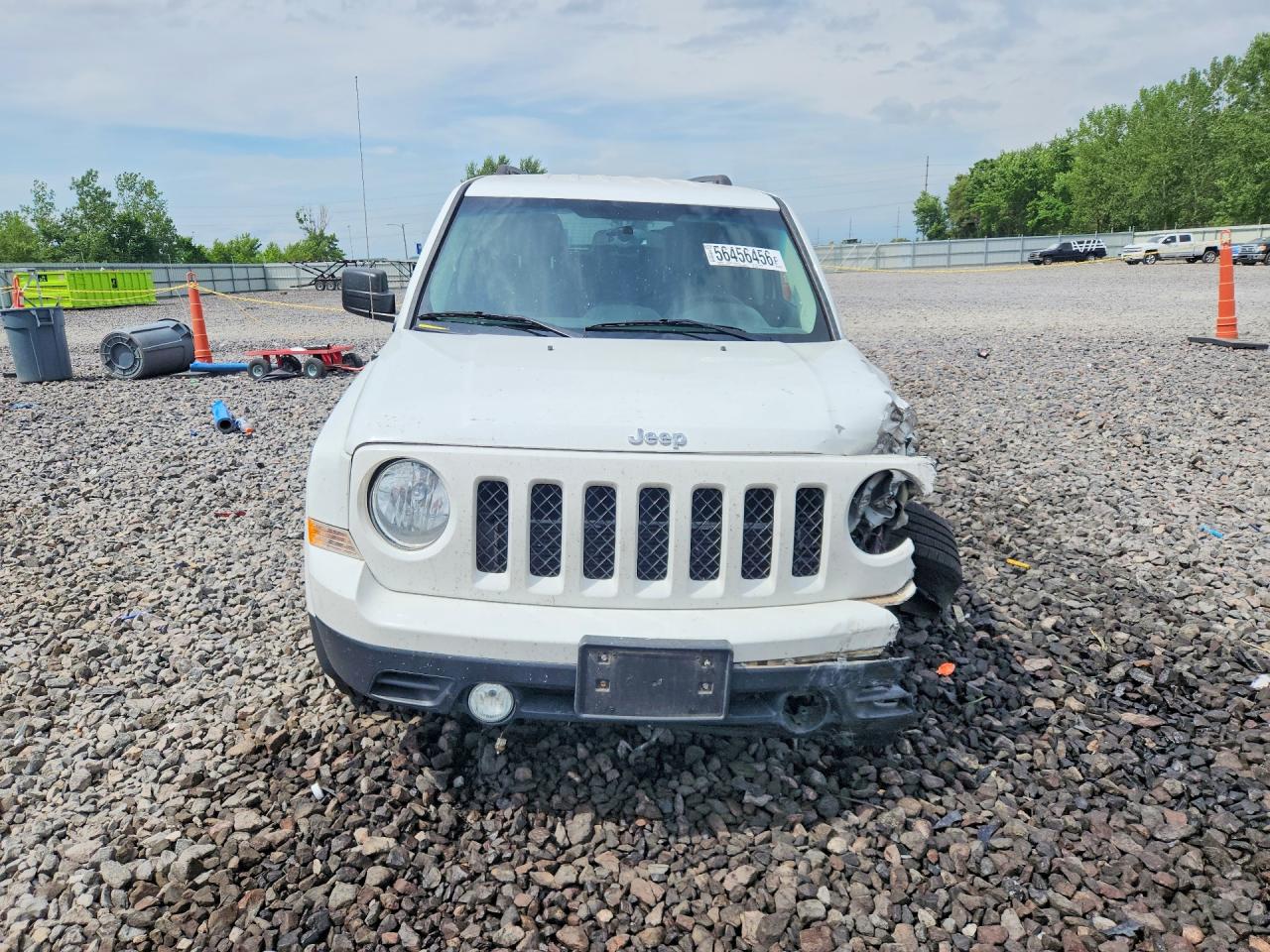 2015 Jeep Patriot Sport White vin: 1C4NJPBB6FD236342