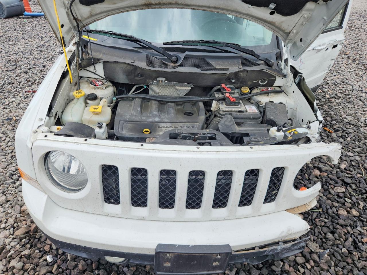 2015 Jeep Patriot Sport White vin: 1C4NJPBB6FD236342