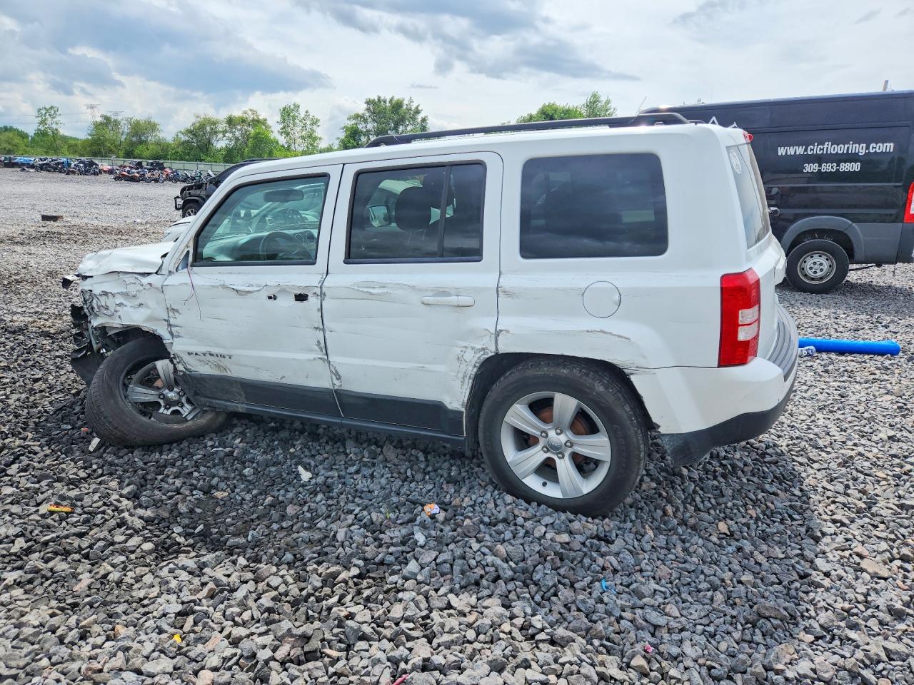 2015 Jeep Patriot Sport White vin: 1C4NJPBB6FD236342