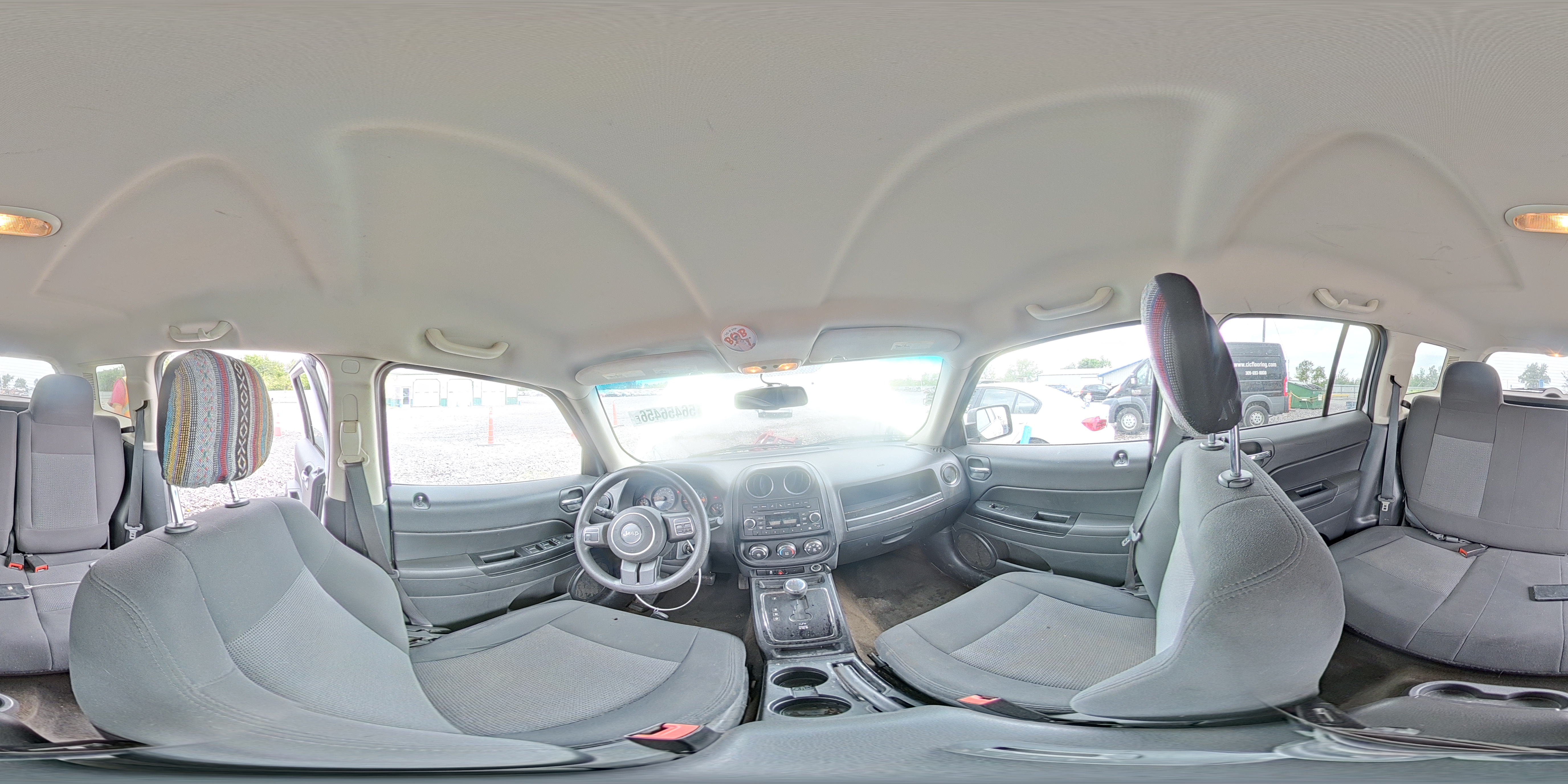 2015 Jeep Patriot Sport White vin: 1C4NJPBB6FD236342
