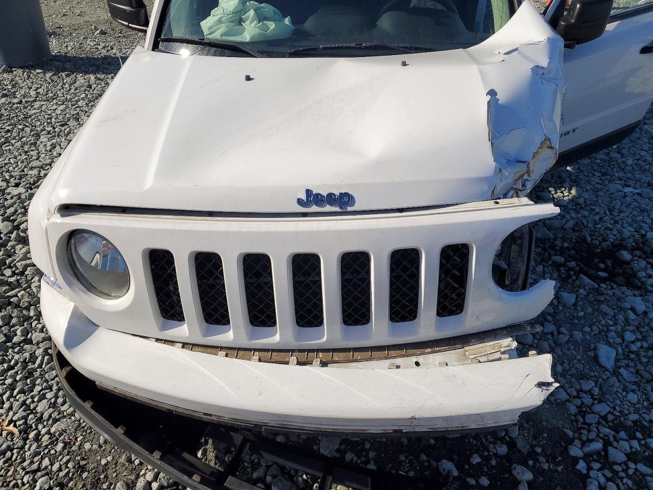 2015 Jeep Patriot Sport White vin: 1C4NJPBB6FD296427