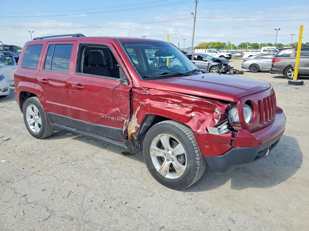 2014 Jeep Patriot Sport Red vin: 1C4NJPBB7ED647246
