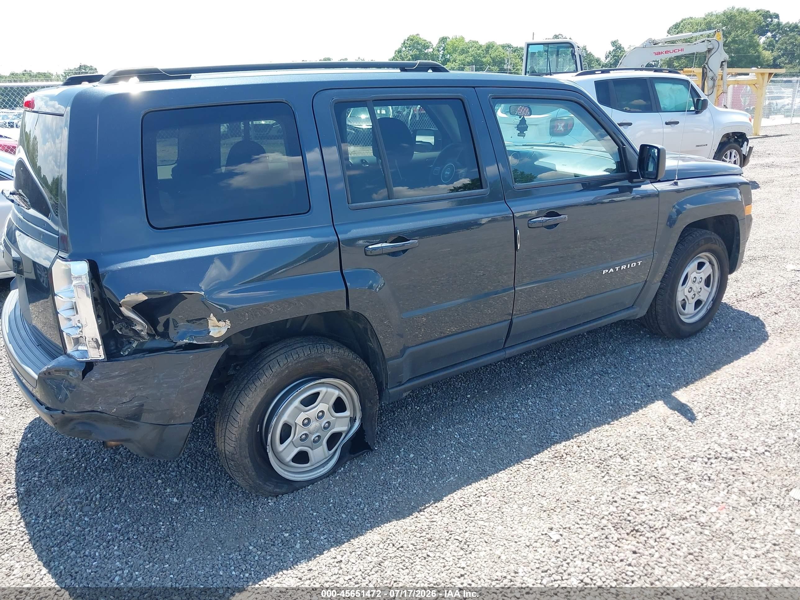 2014 Jeep Patriot Sport Black vin: 1C4NJPBB7ED785336