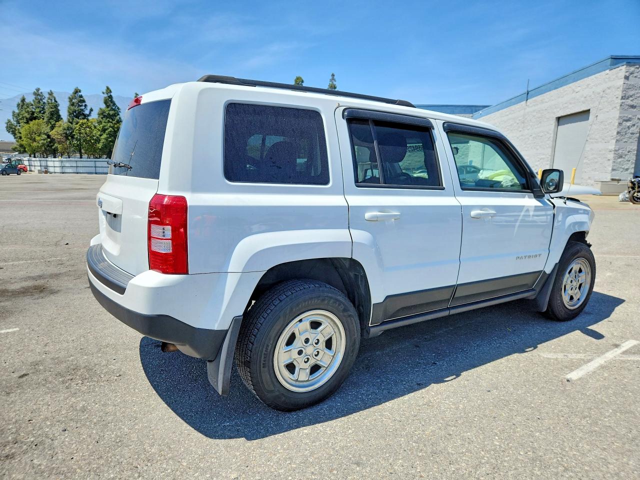 2014 Jeep Patriot Sport White vin: 1C4NJPBB7ED859287