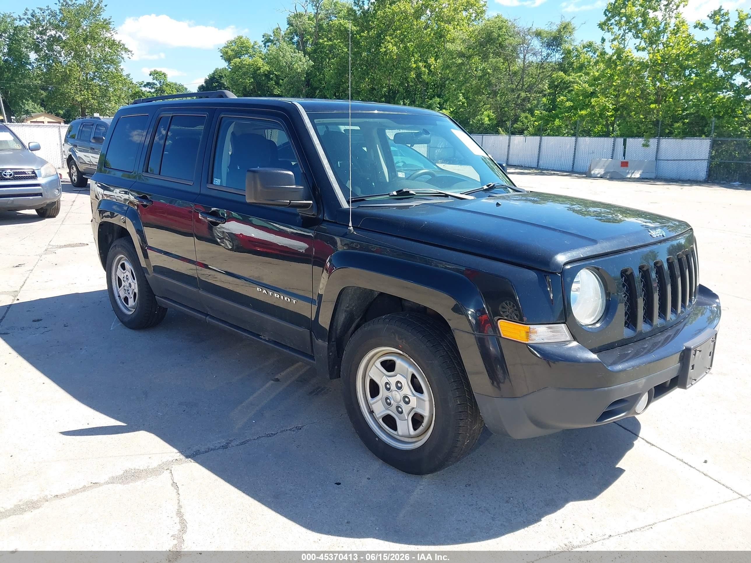 2015 Jeep Patriot Sport Black vin: 1C4NJPBB7FD164356