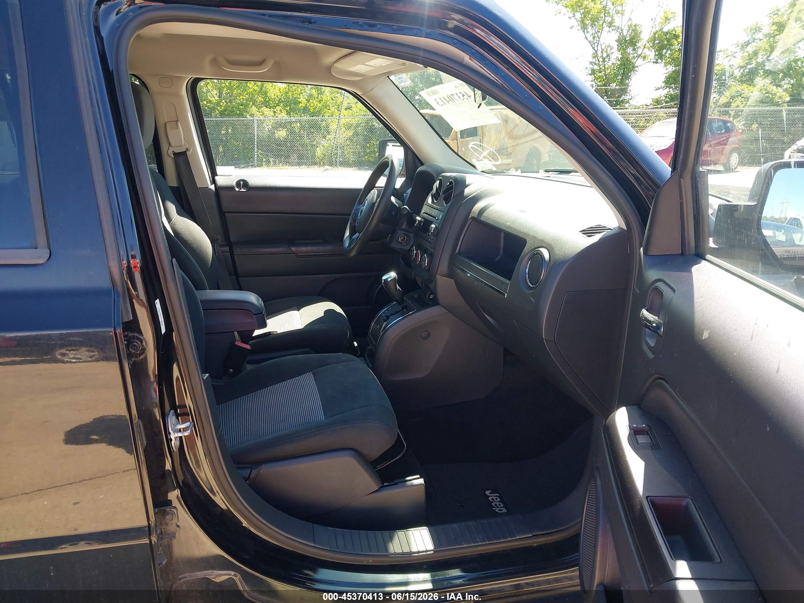 2015 Jeep Patriot Sport Black vin: 1C4NJPBB7FD164356