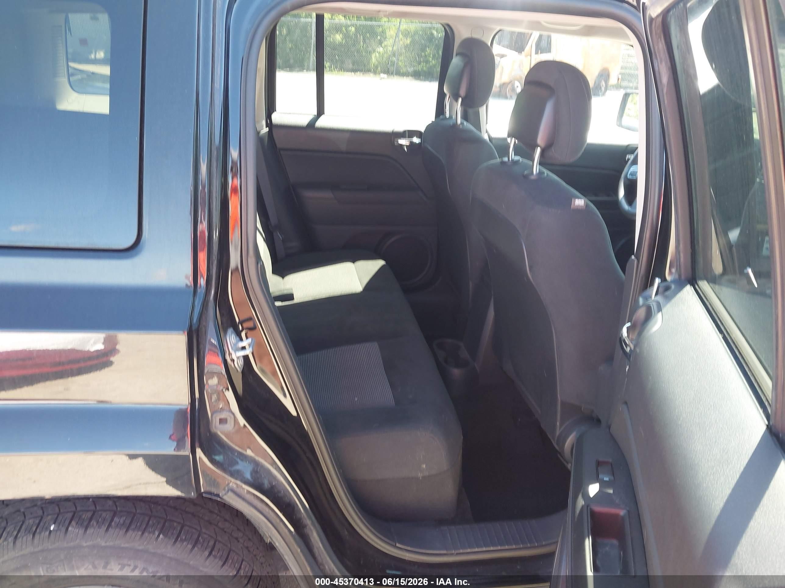 2015 Jeep Patriot Sport Black vin: 1C4NJPBB7FD164356