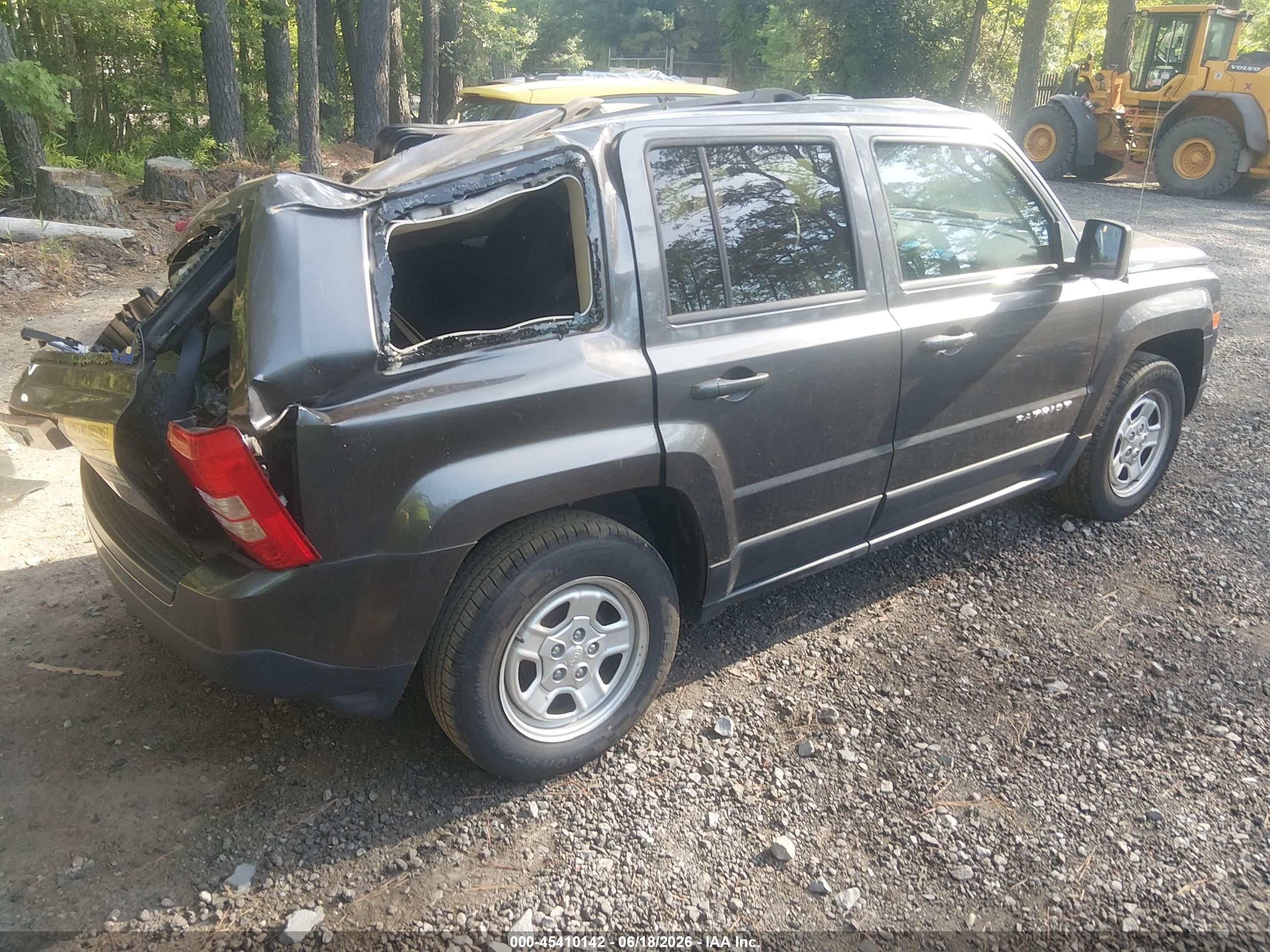 2015 Jeep Patriot Sport Gray vin: 1C4NJPBB7FD171890