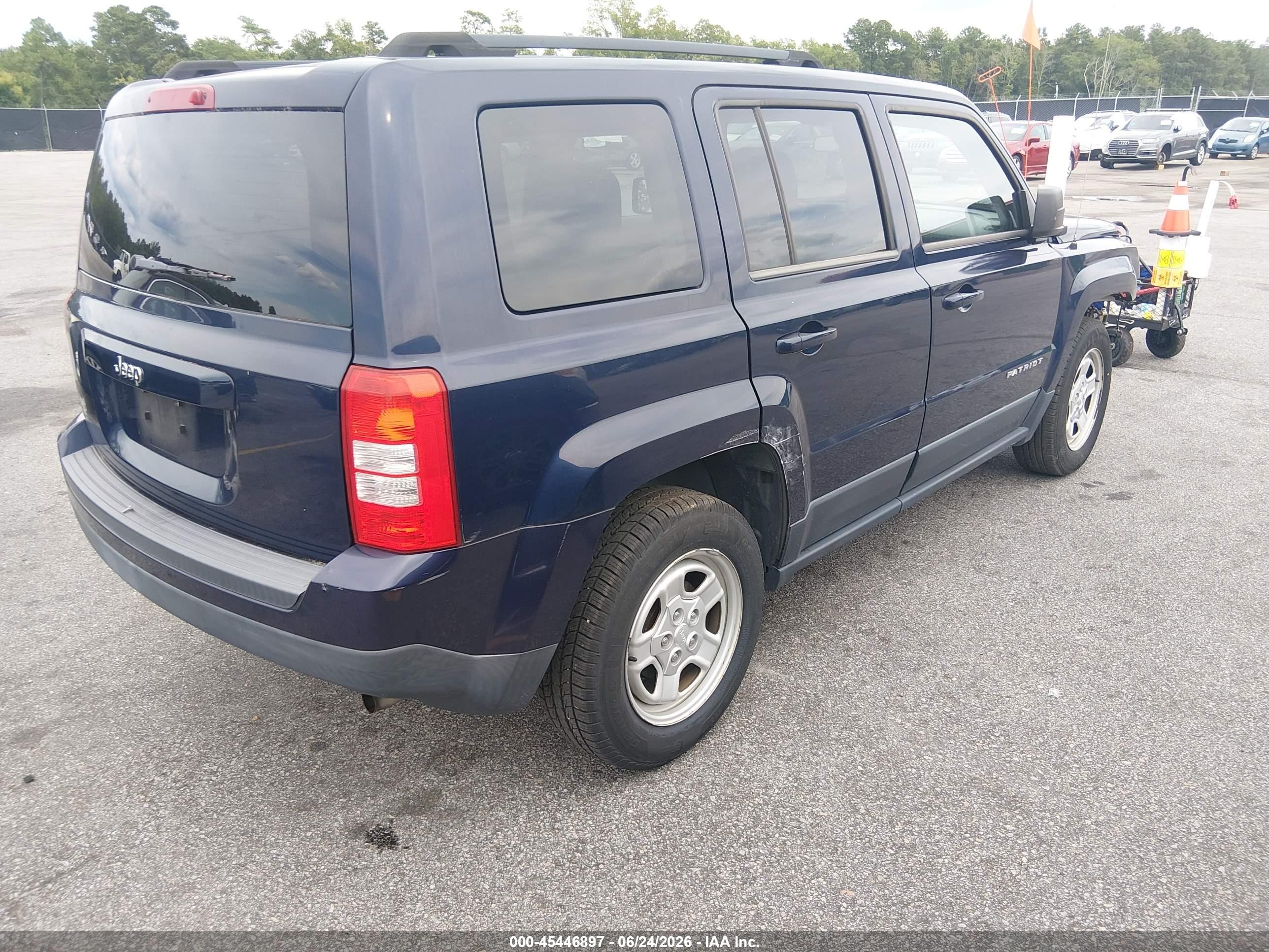 2015 Jeep Patriot Sport Blue vin: 1C4NJPBB7FD349118