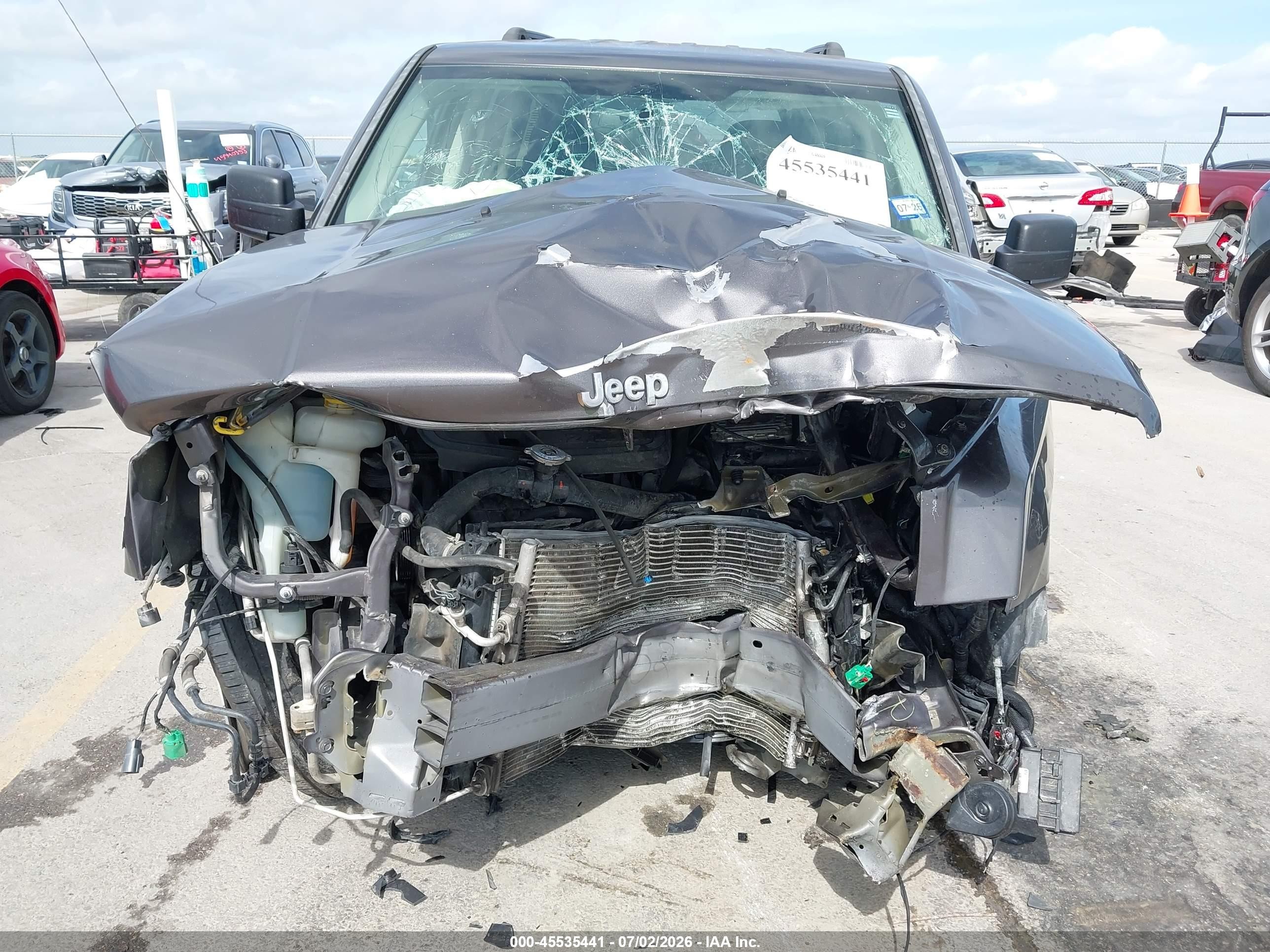 2015 Jeep Patriot Sport Серый vin: 1C4NJPBB7FD414162