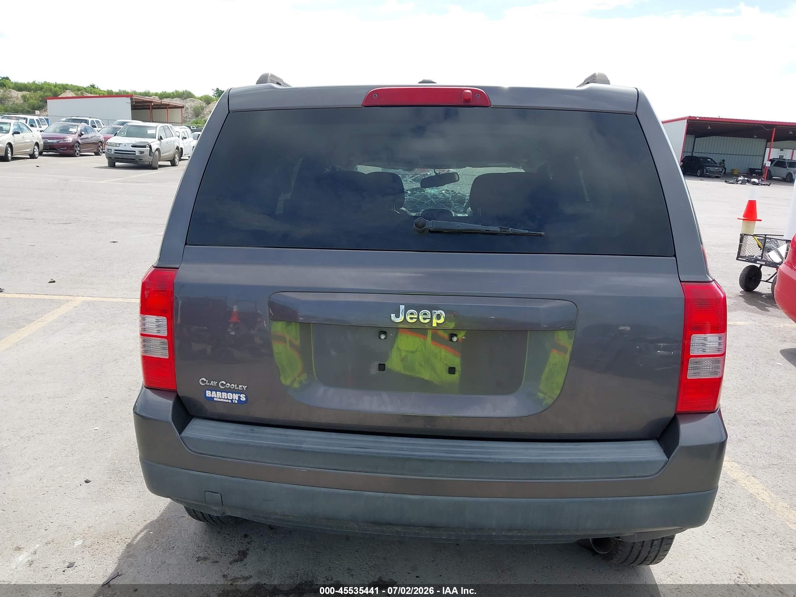 2015 Jeep Patriot Sport Серый vin: 1C4NJPBB7FD414162