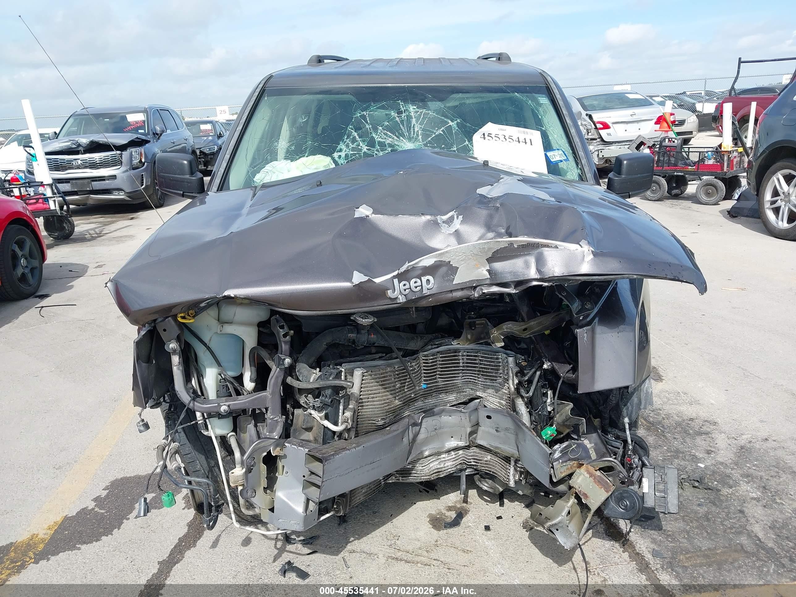 2015 Jeep Patriot Sport Серый vin: 1C4NJPBB7FD414162