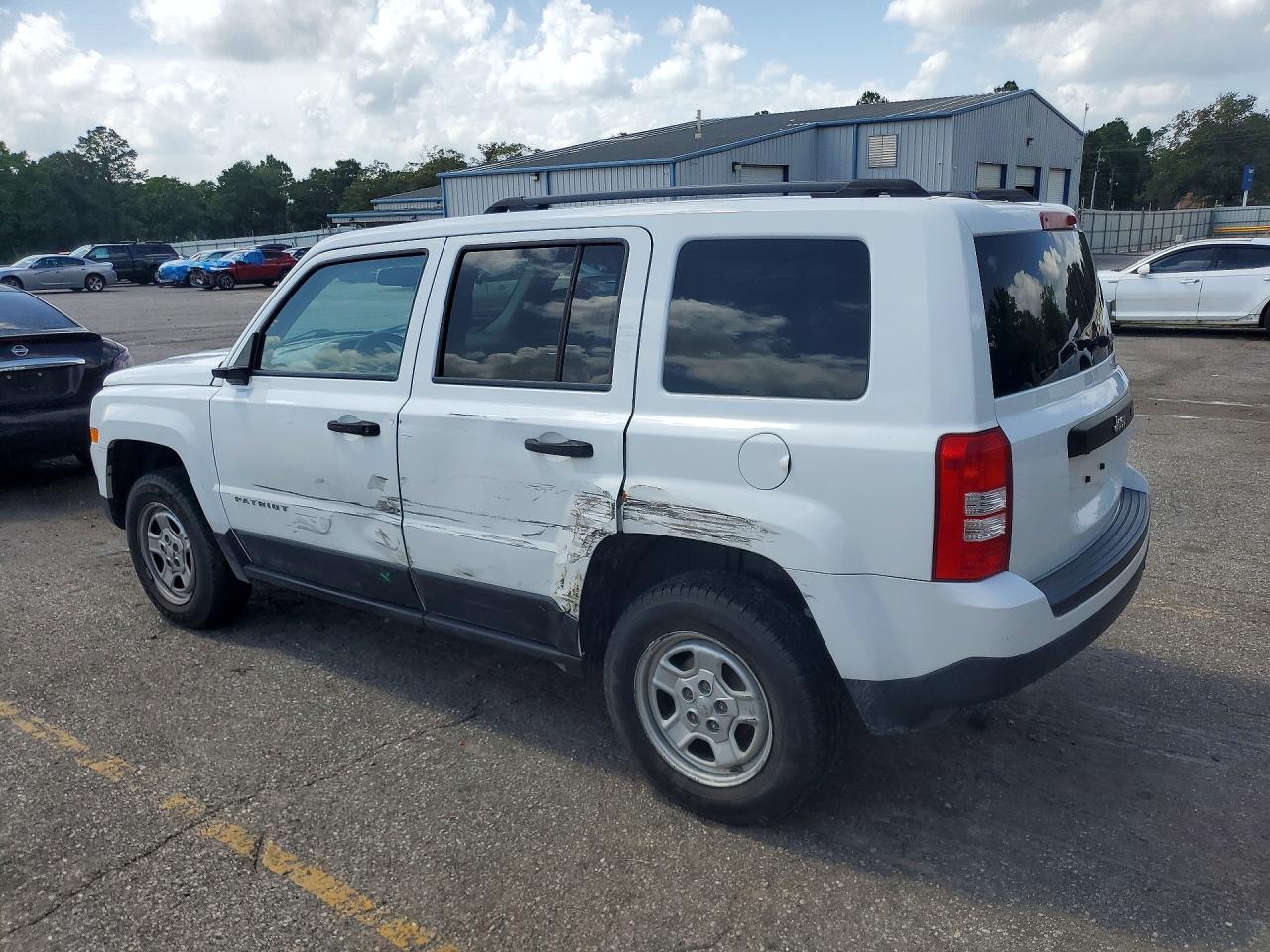 2016 Jeep Patriot Sport White vin: 1C4NJPBB7GD760276