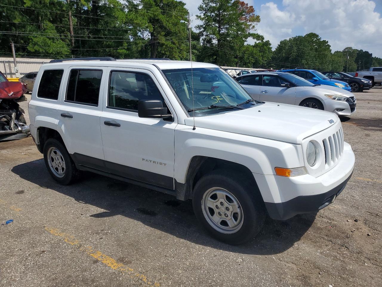 2016 Jeep Patriot Sport White vin: 1C4NJPBB7GD760276