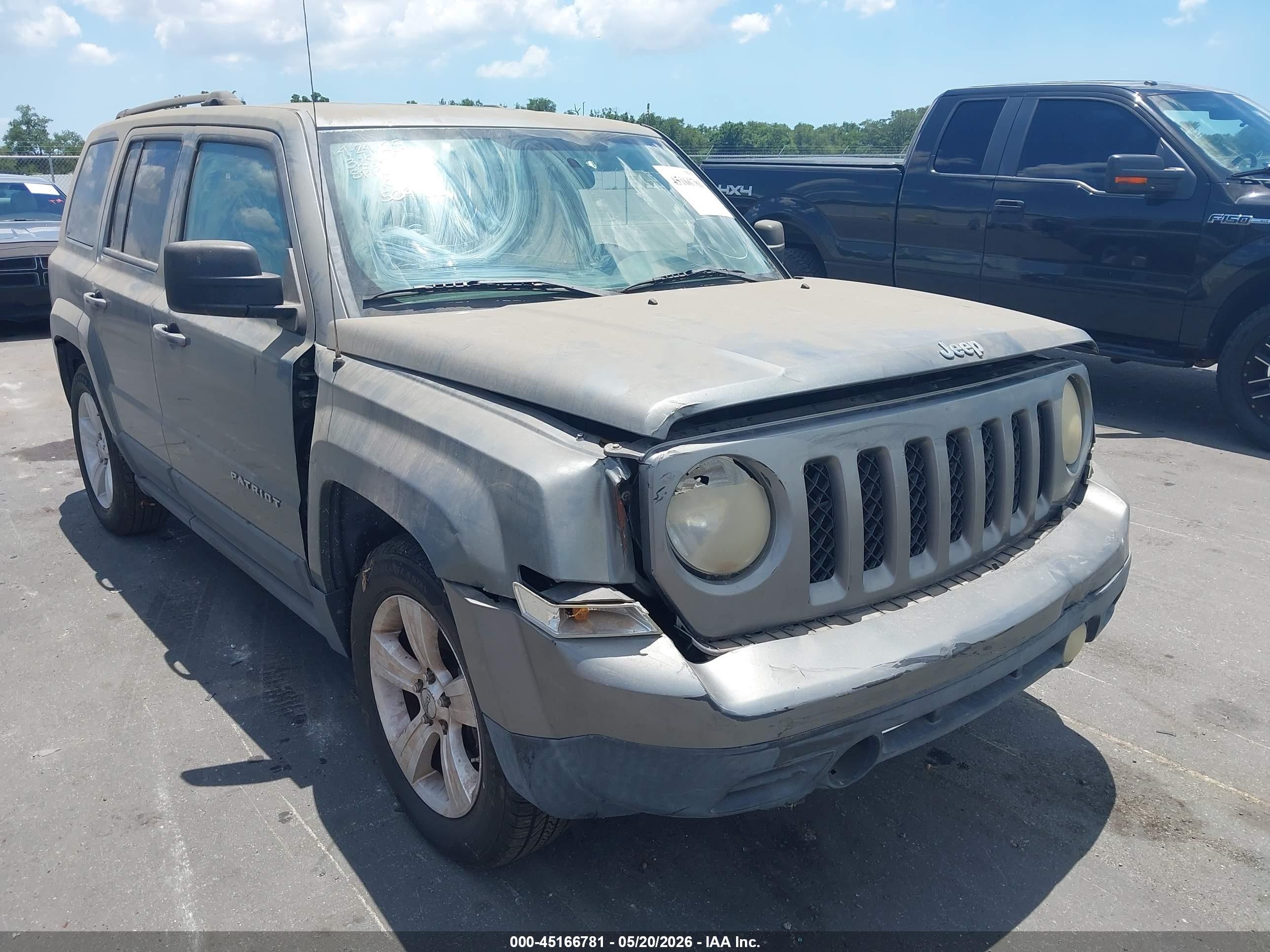 2012 Jeep Patriot Sport Gray vin: 1C4NJPBB8CD539165