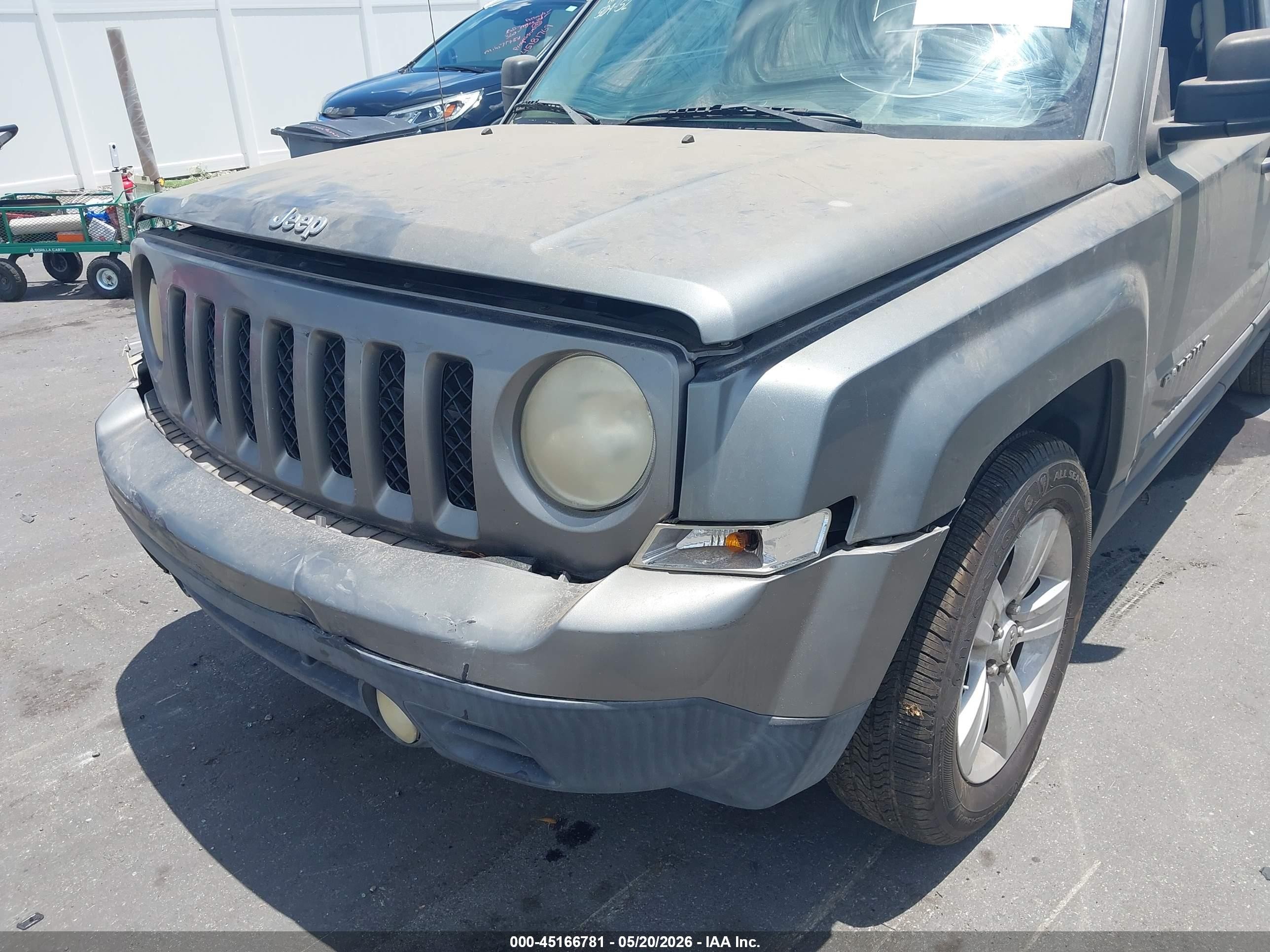 2012 Jeep Patriot Sport Gray vin: 1C4NJPBB8CD539165