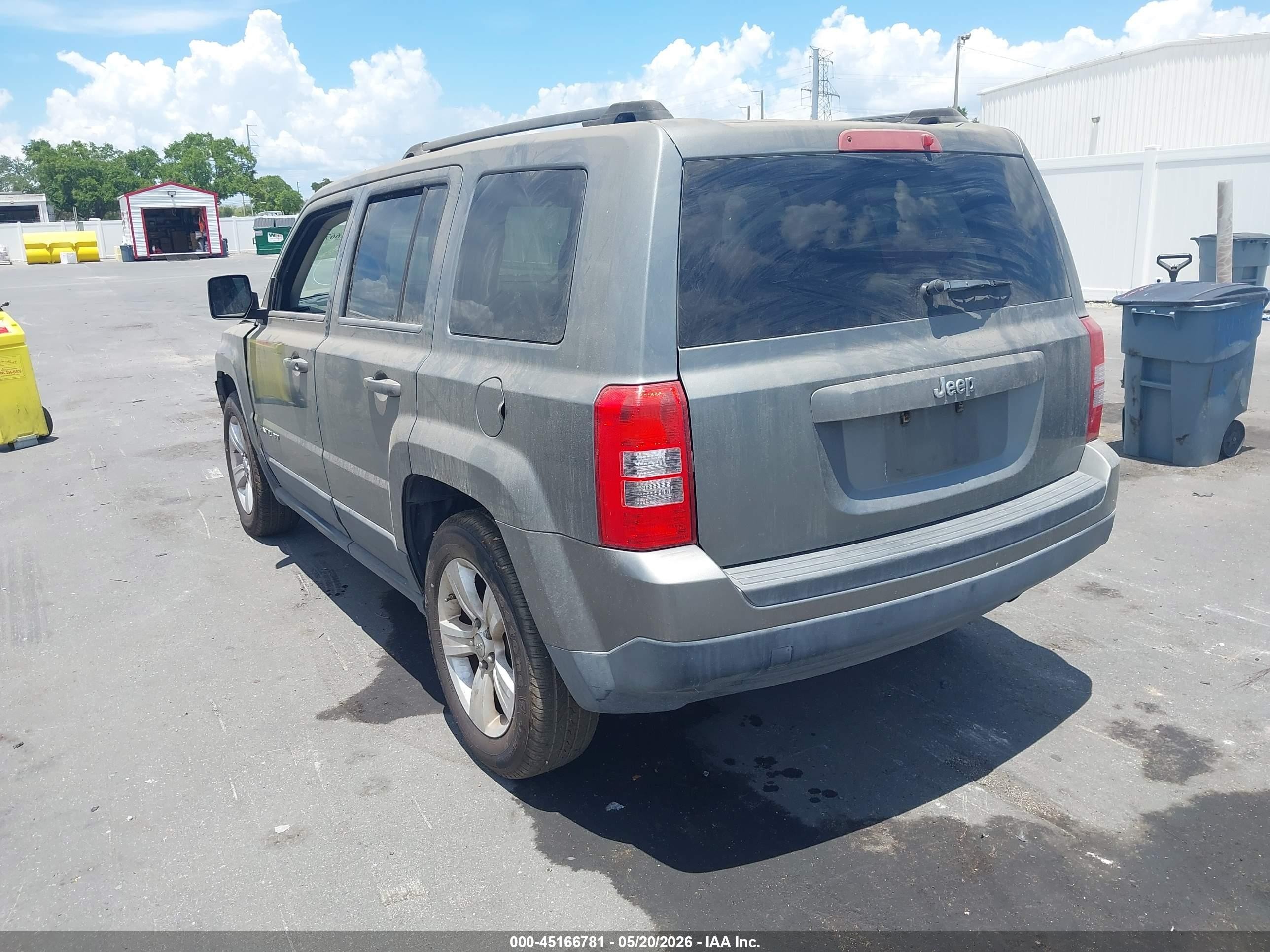 2012 Jeep Patriot Sport Gray vin: 1C4NJPBB8CD539165