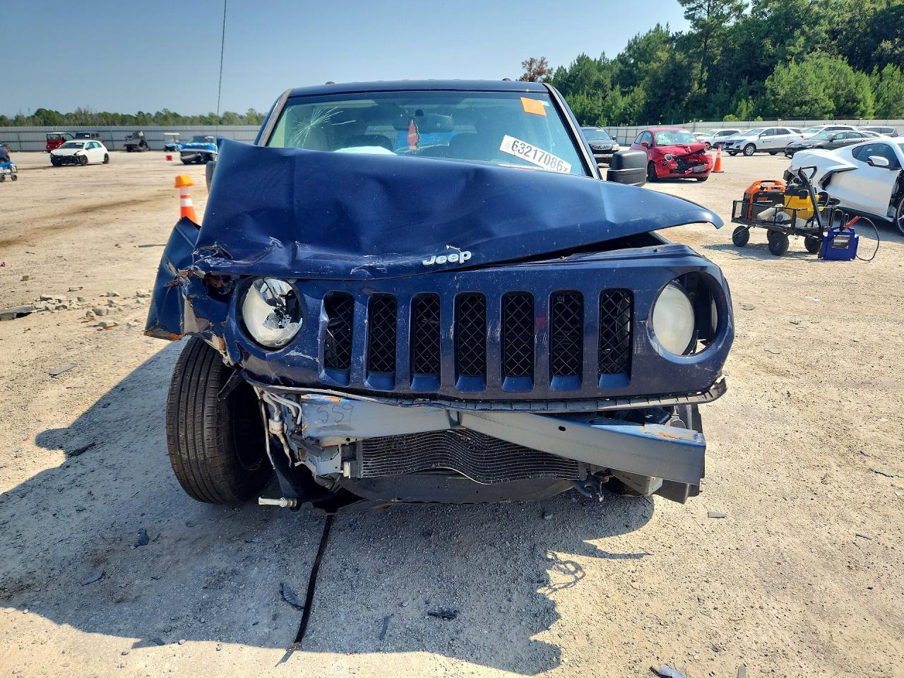 2014 Jeep Patriot Sport Blue vin: 1C4NJPBB8ED722097