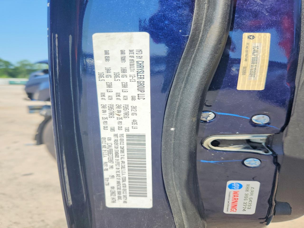 2014 Jeep Patriot Sport Blue vin: 1C4NJPBB8ED722097