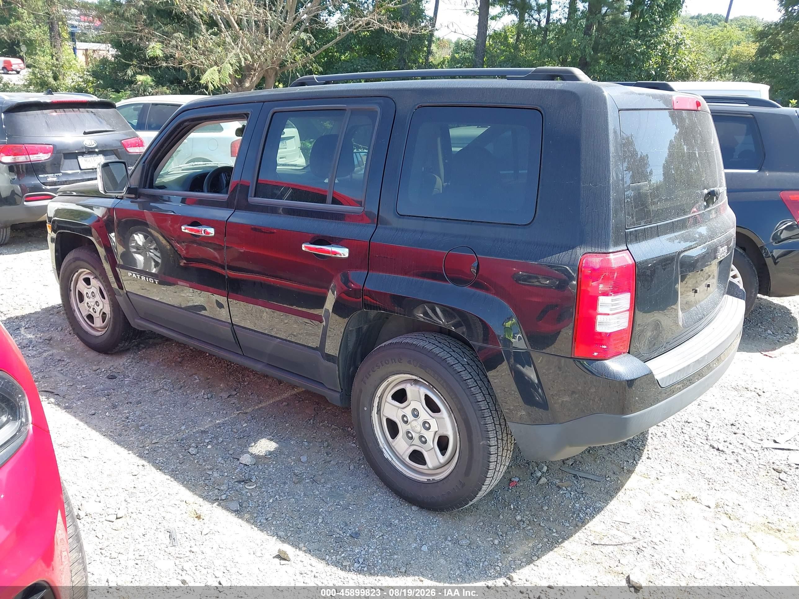 2014 Jeep Patriot Sport Black vin: 1C4NJPBB8ED803245