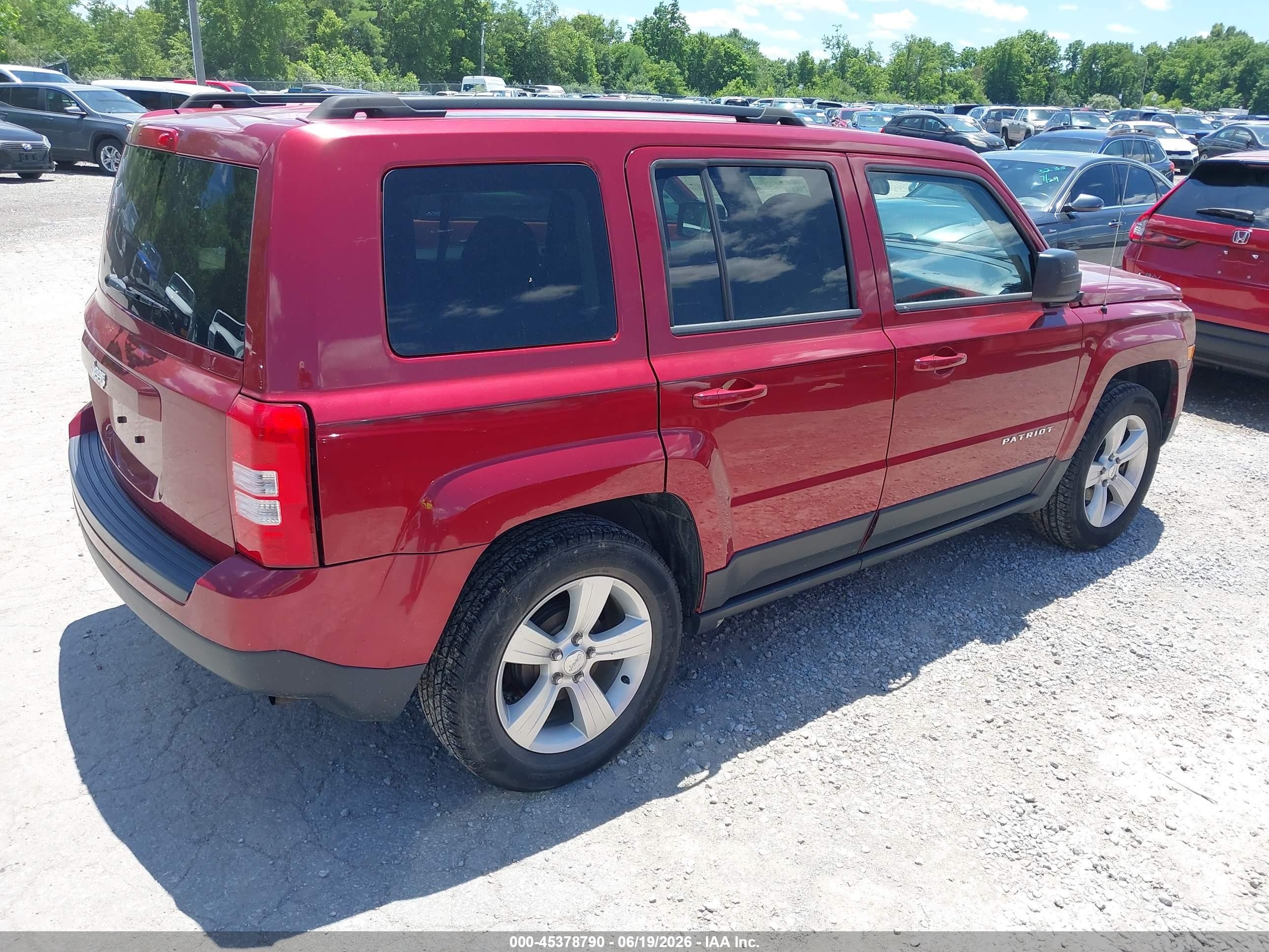 2014 Jeep Patriot Sport Red vin: 1C4NJPBB8ED848637