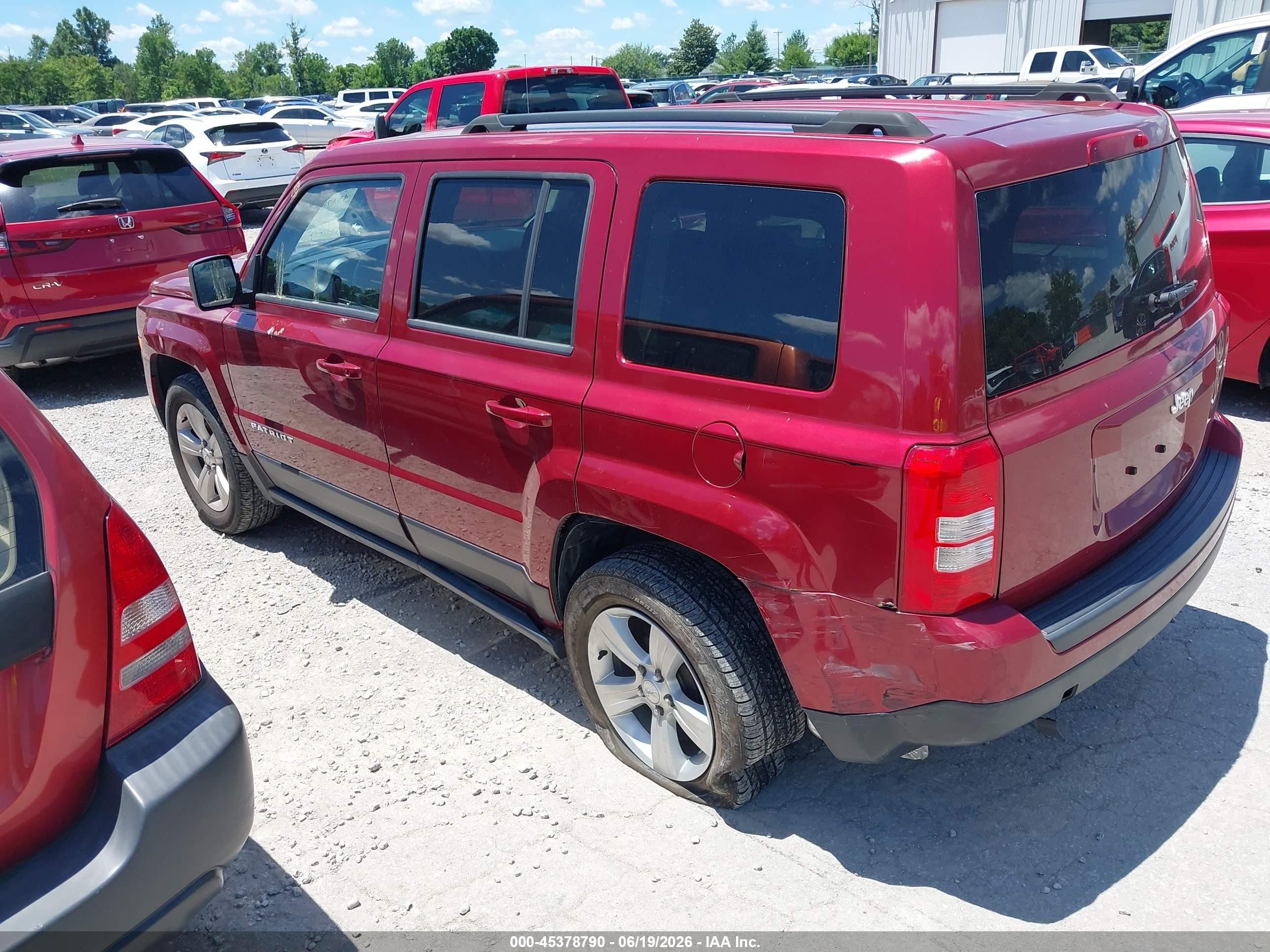 2014 Jeep Patriot Sport Red vin: 1C4NJPBB8ED848637