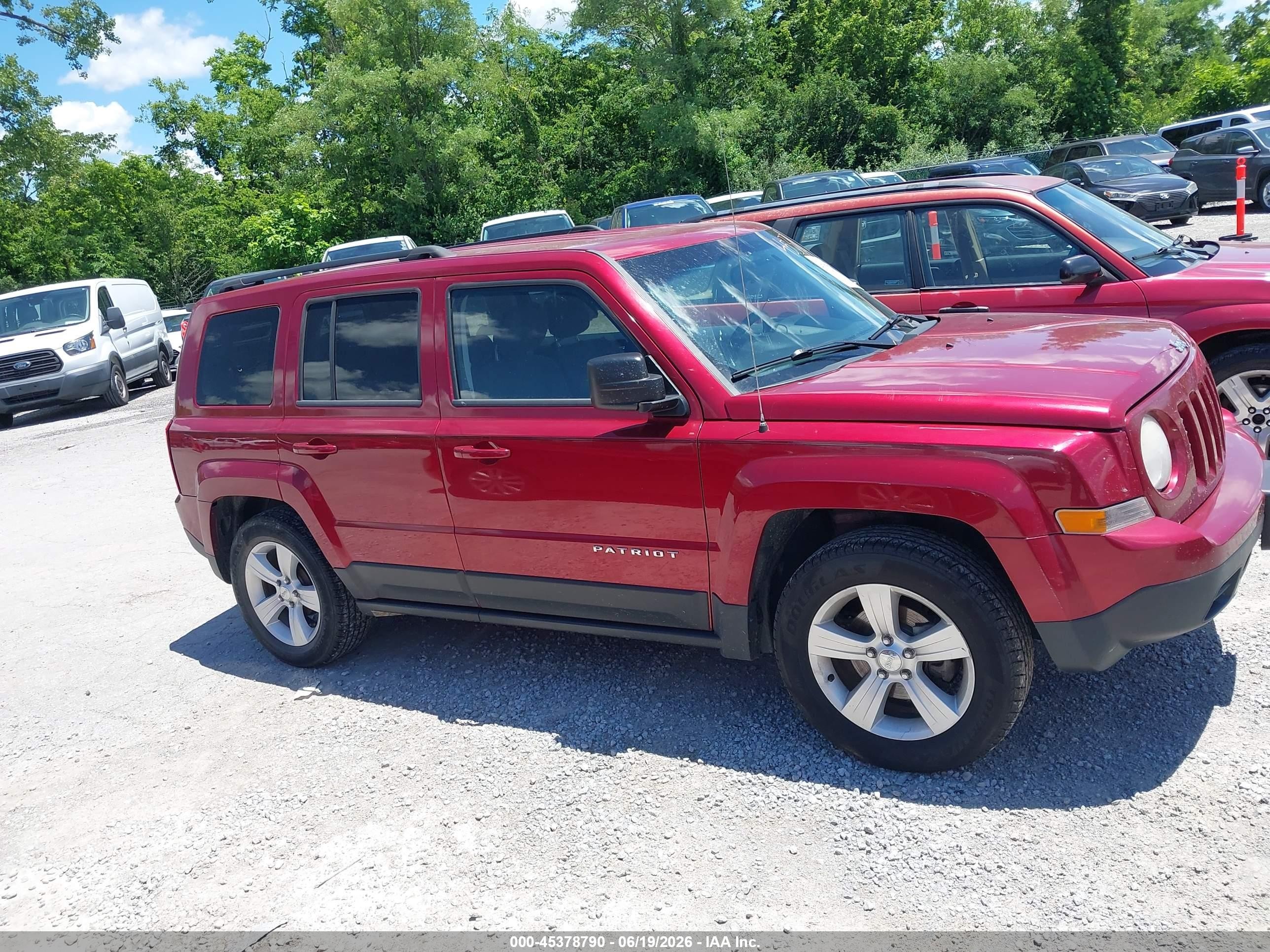 2014 Jeep Patriot Sport Red vin: 1C4NJPBB8ED848637