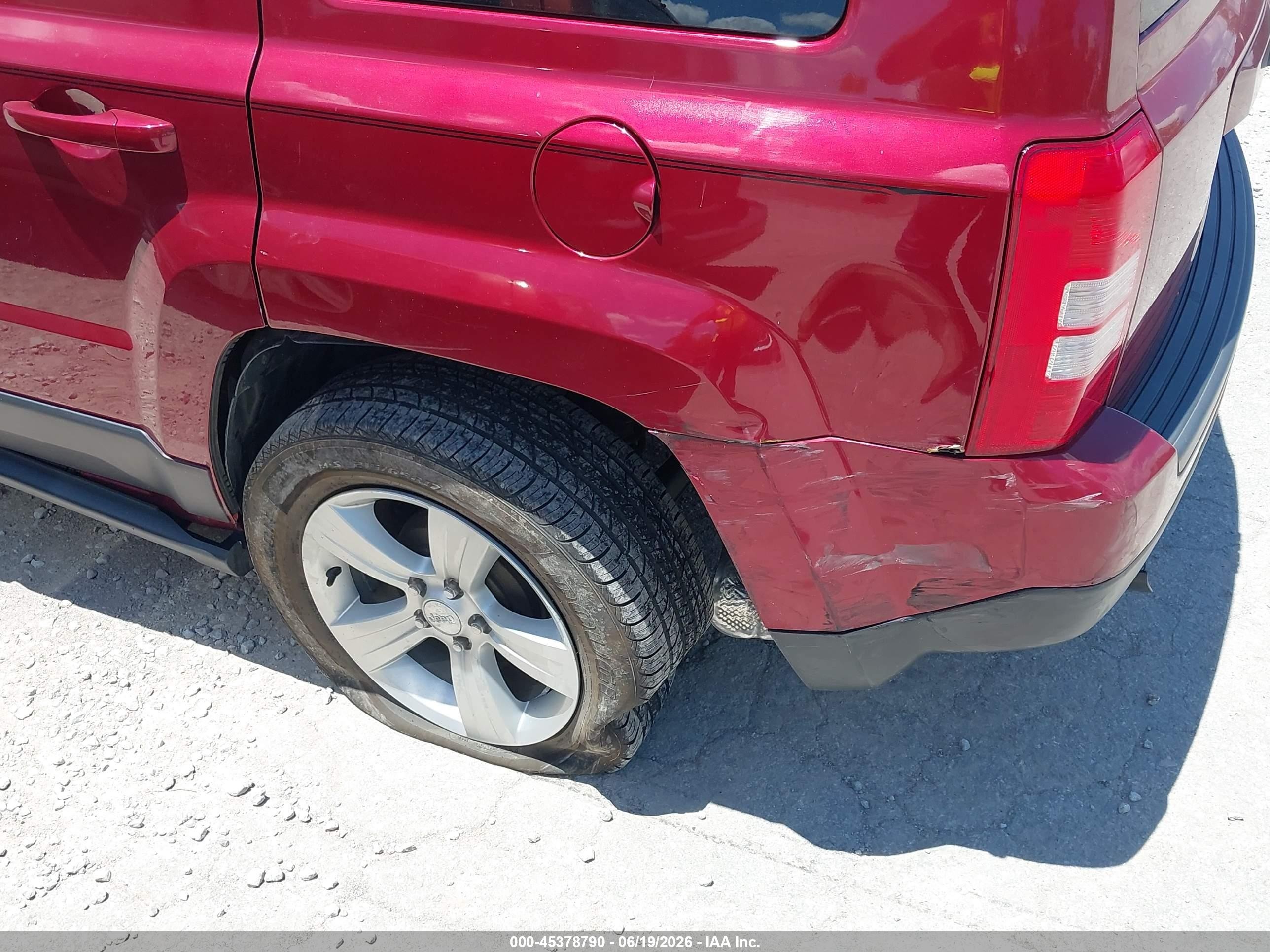 2014 Jeep Patriot Sport Red vin: 1C4NJPBB8ED848637