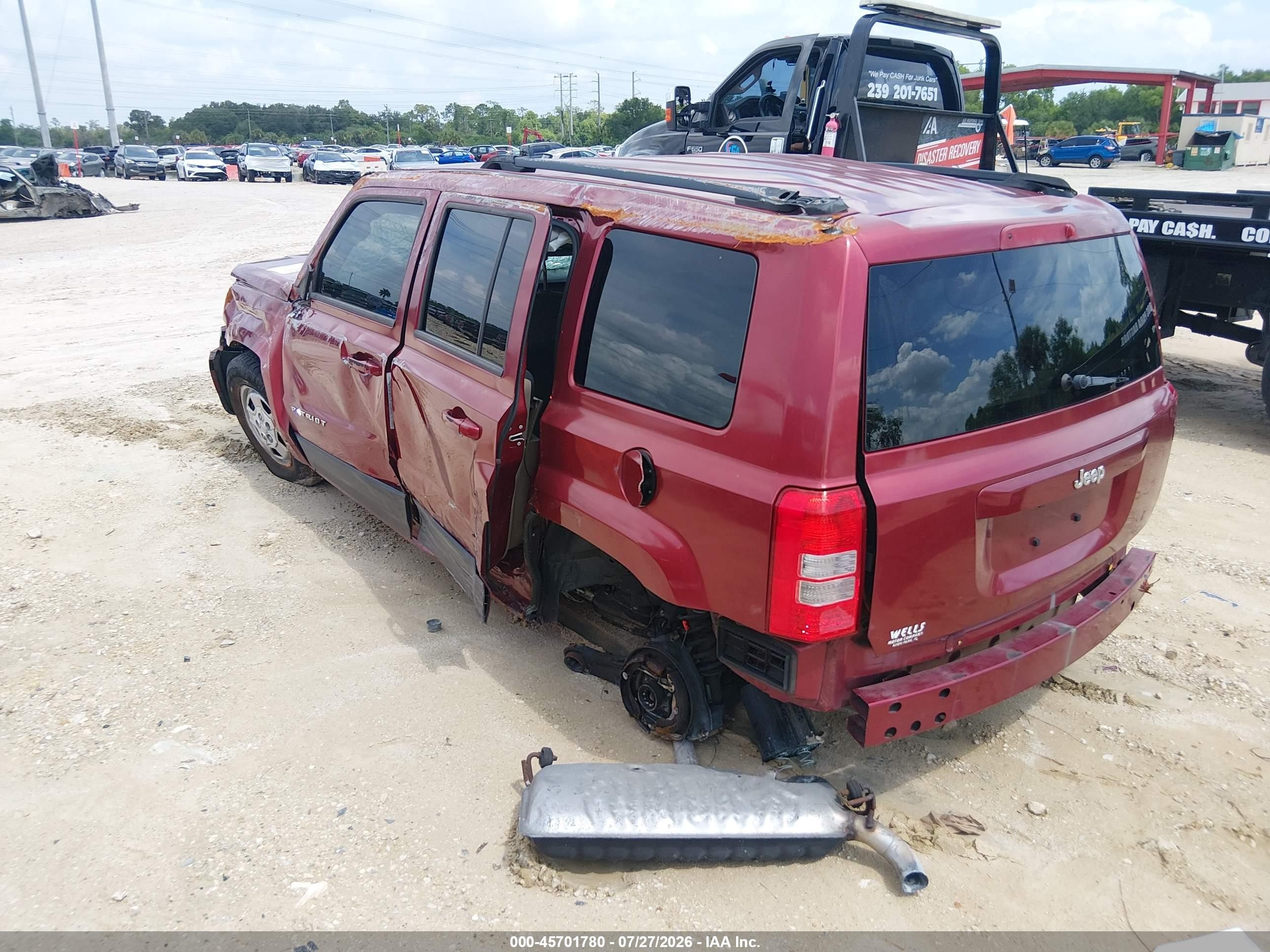 2014 Jeep Patriot Sport Красный vin: 1C4NJPBB8ED901093