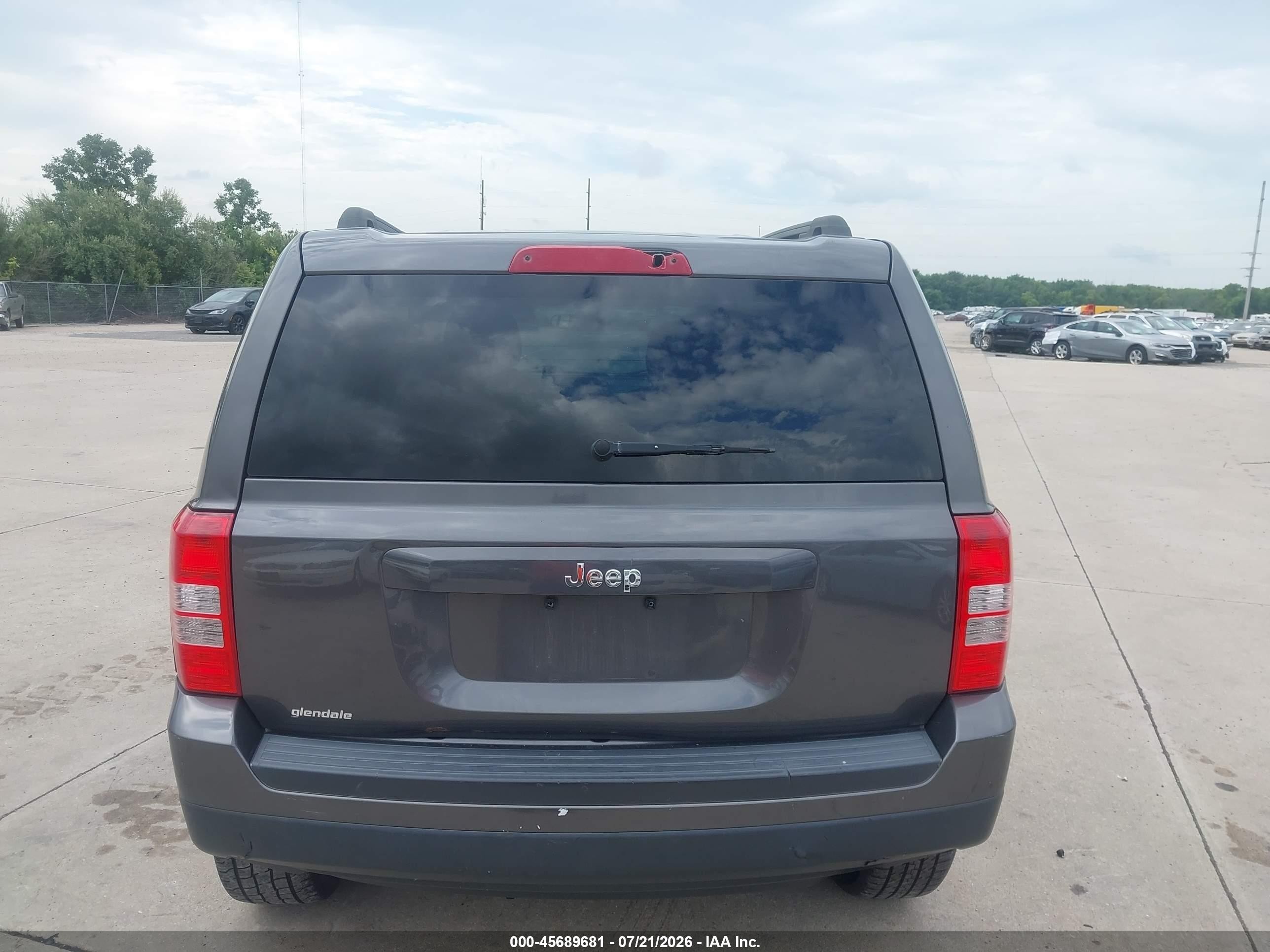 2014 Jeep Patriot Sport Gray vin: 1C4NJPBB8ED916094