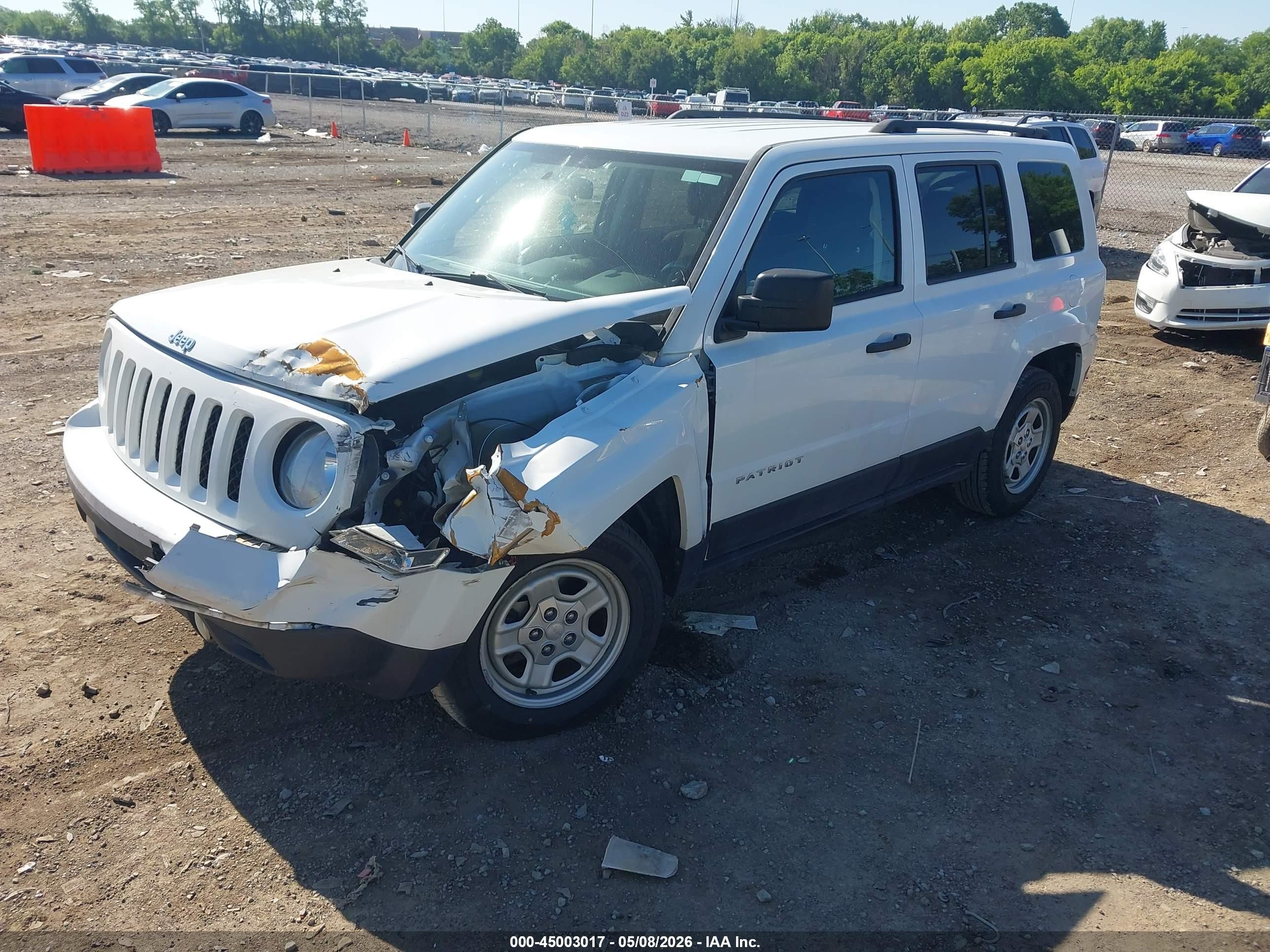 2015 Jeep Patriot Sport Silver vin: 1C4NJPBB8FD236049