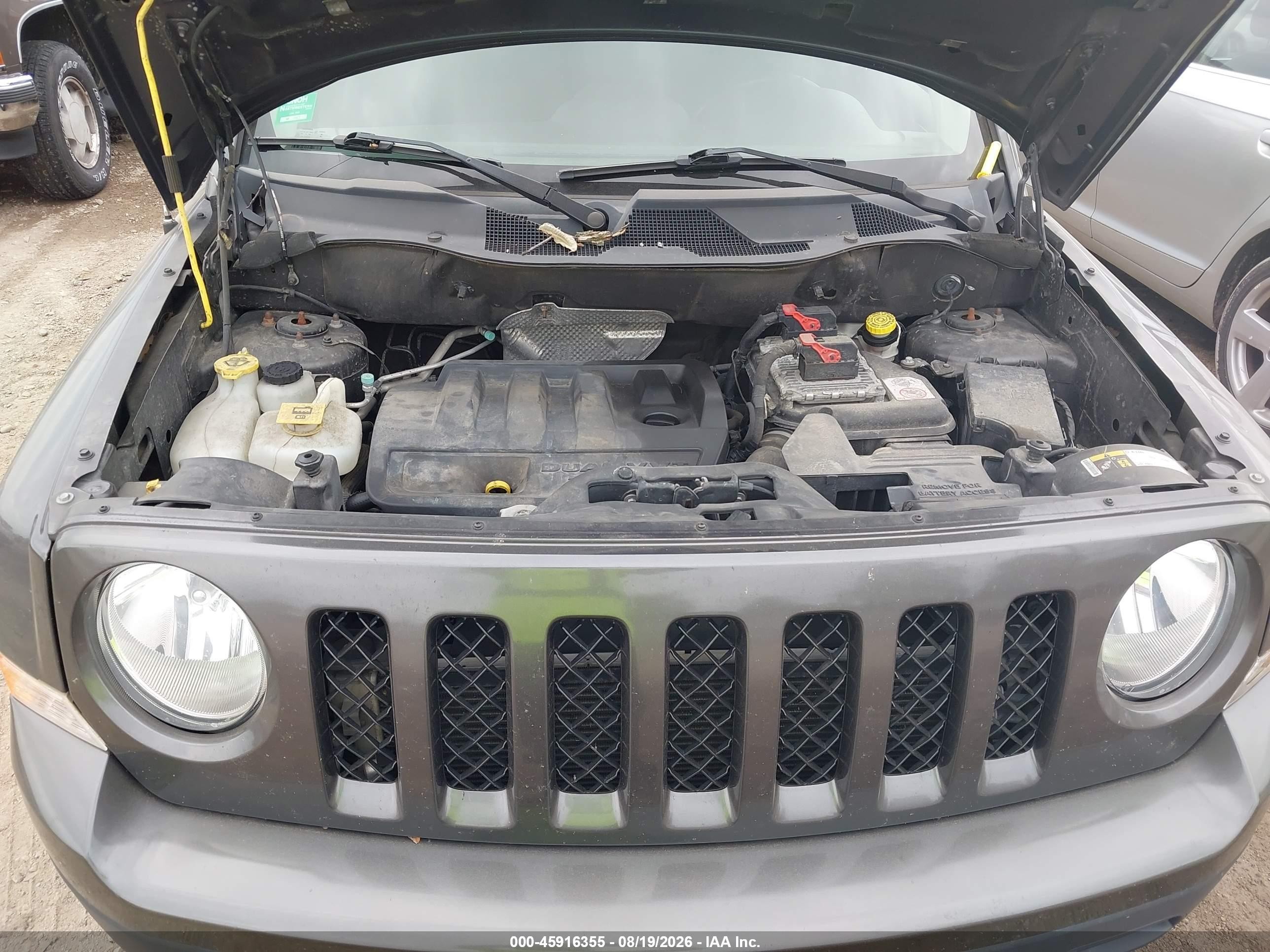 2015 Jeep Patriot Sport Серый vin: 1C4NJPBB8FD296431
