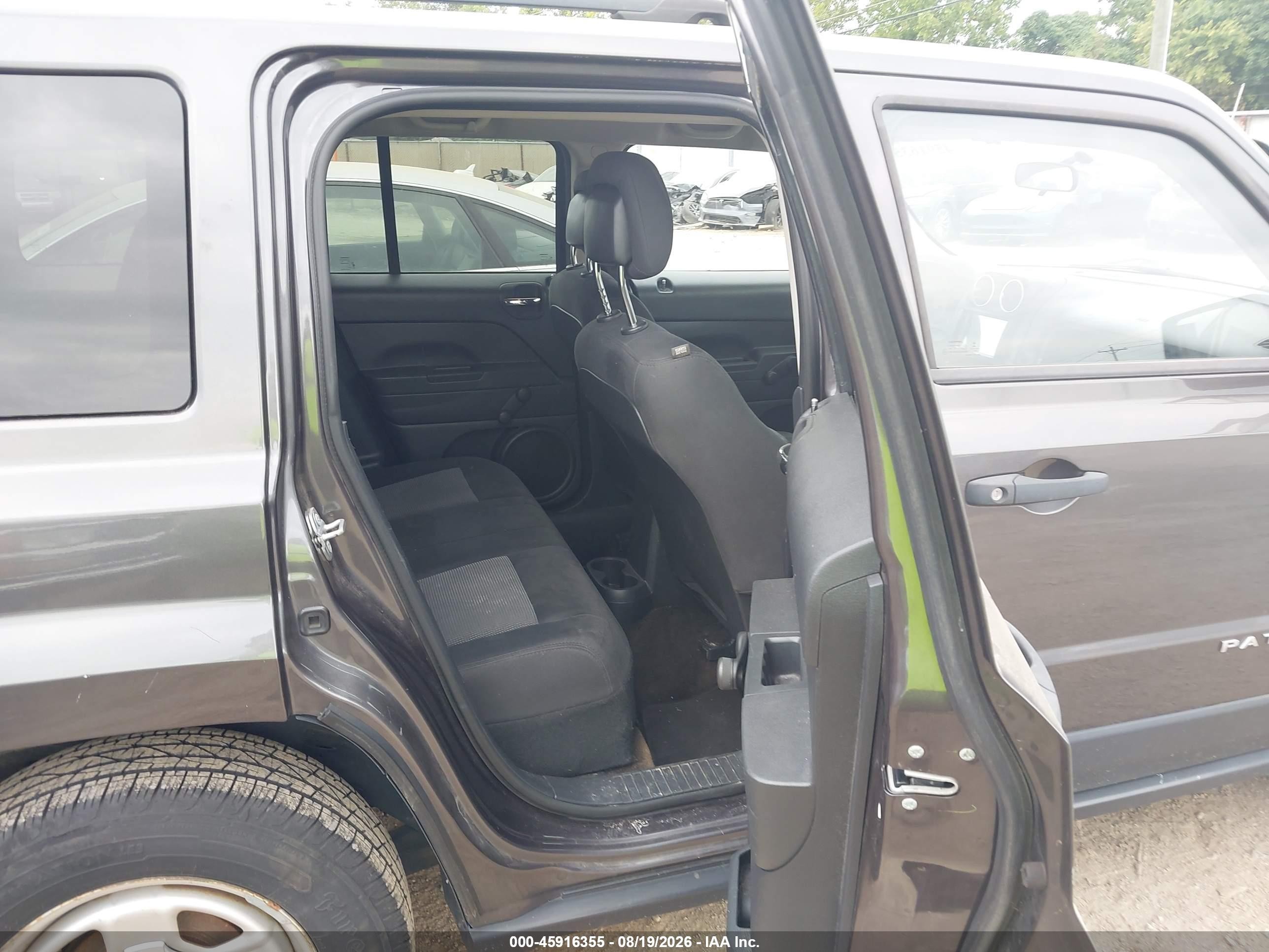 2015 Jeep Patriot Sport Серый vin: 1C4NJPBB8FD296431