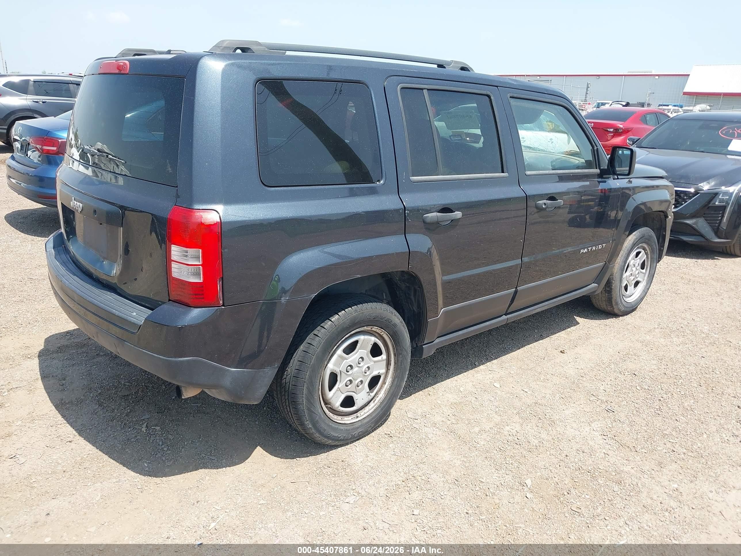 2015 Jeep Patriot Sport Black vin: 1C4NJPBB8FD349967
