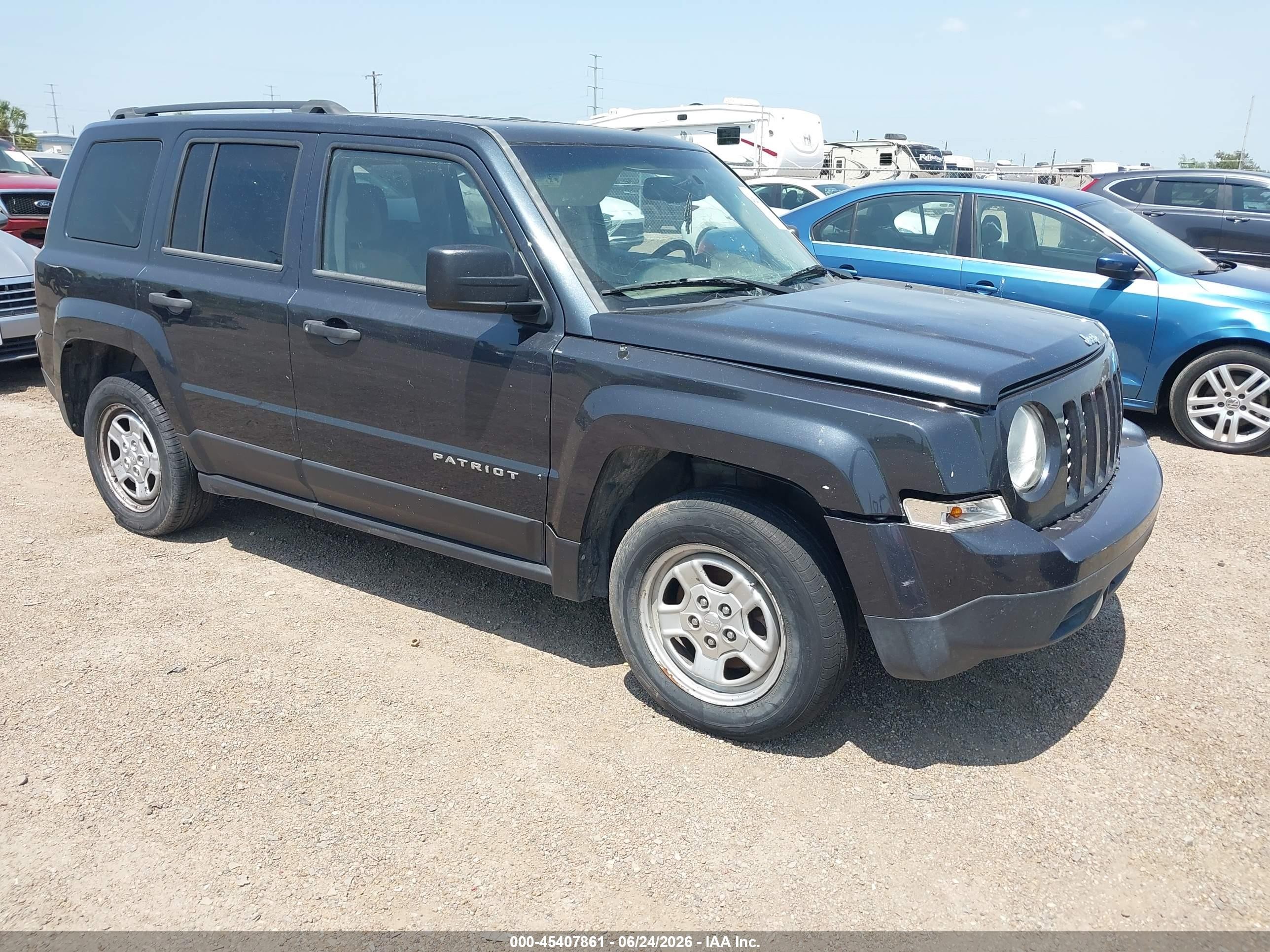 2015 Jeep Patriot Sport Black vin: 1C4NJPBB8FD349967