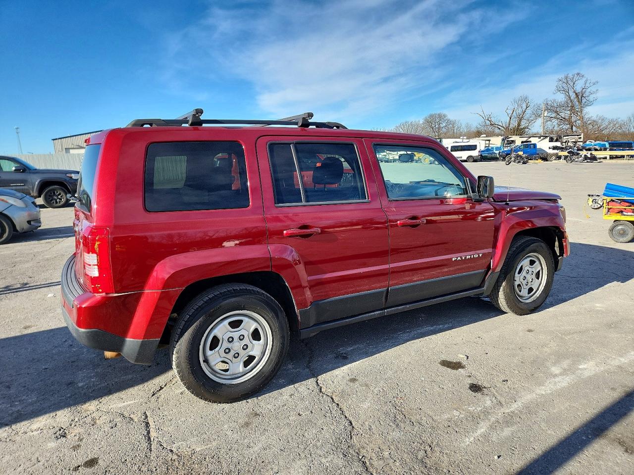 2015 Jeep Patriot Sport Red vin: 1C4NJPBB8FD397890