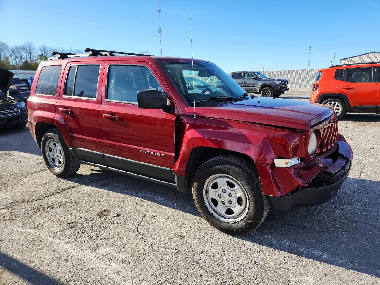 2015 Jeep Patriot Sport Red vin: 1C4NJPBB8FD397890
