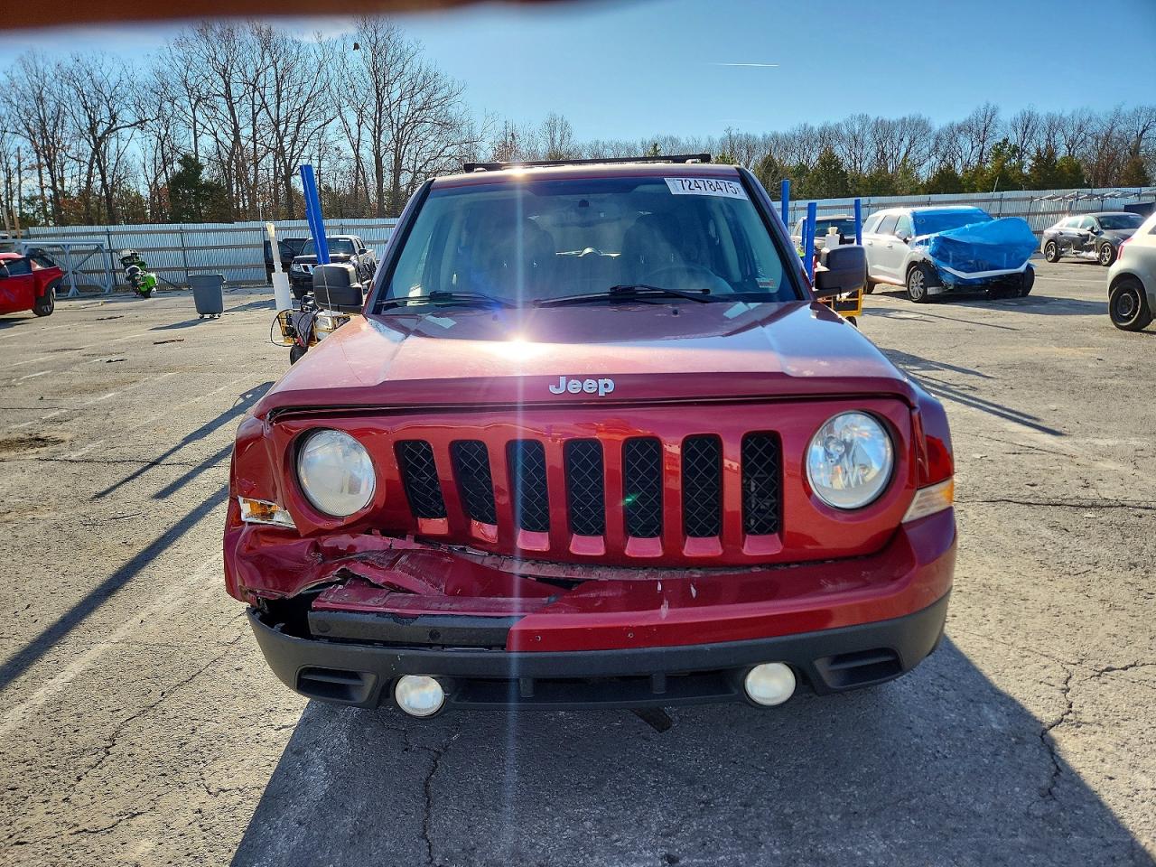 2015 Jeep Patriot Sport Red vin: 1C4NJPBB8FD397890