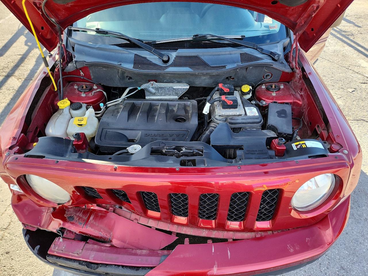 2015 Jeep Patriot Sport Red vin: 1C4NJPBB8FD397890