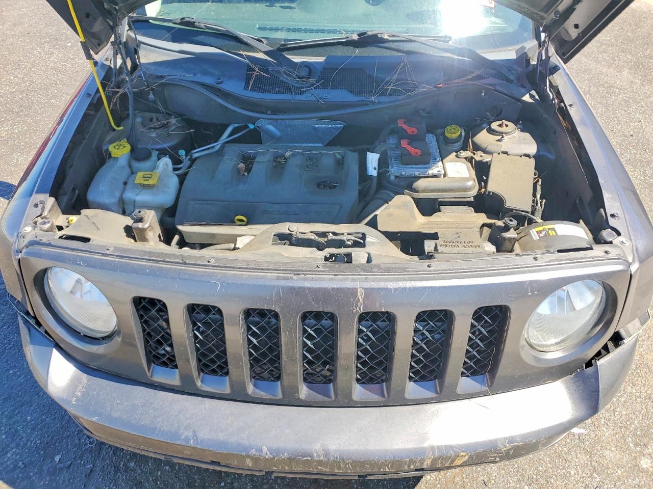 2015 Jeep Patriot Sport Gray vin: 1C4NJPBB8FD400609