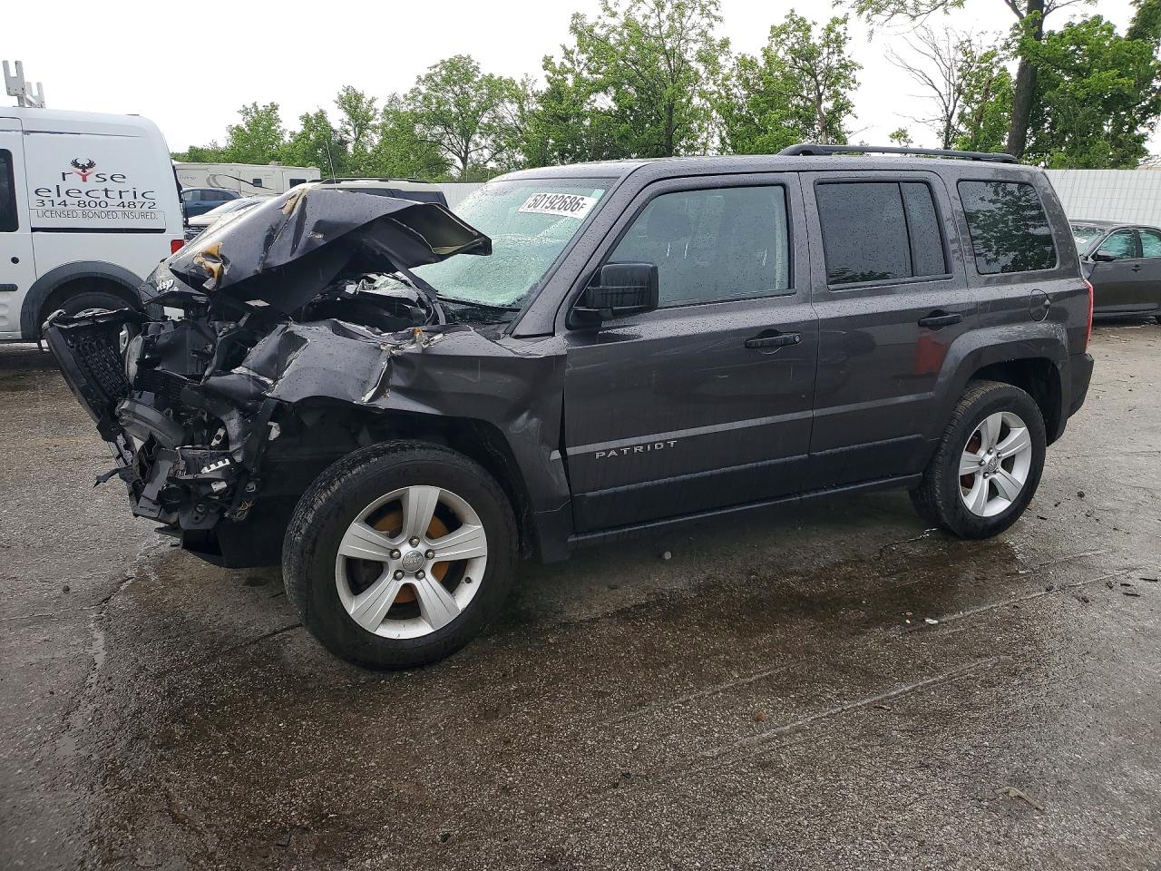 2015 Jeep Patriot Sport Серый vin: 1C4NJPBB8FD428023