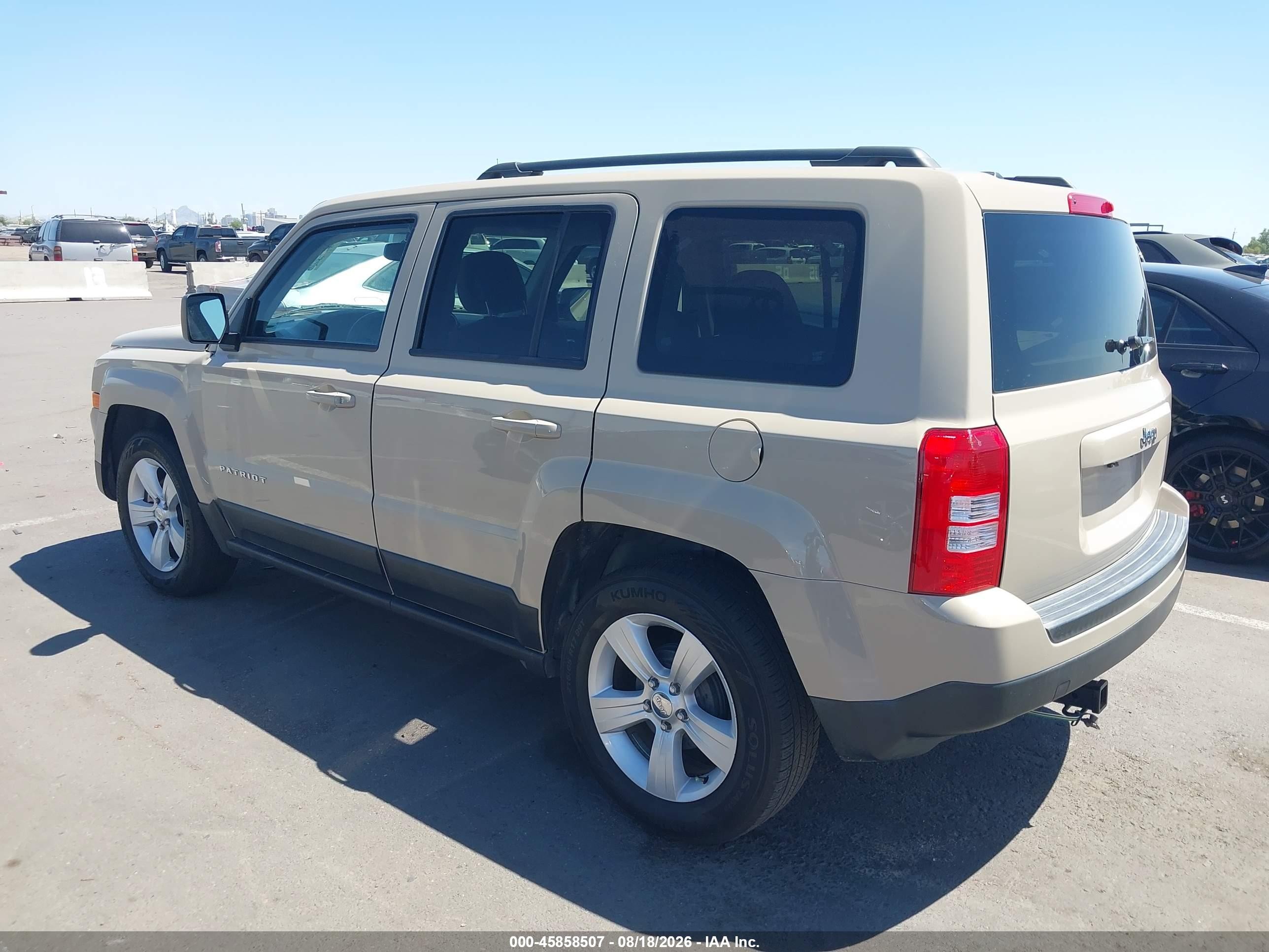 2017 Jeep Patriot Sport Tan vin: 1C4NJPBB8HD136343