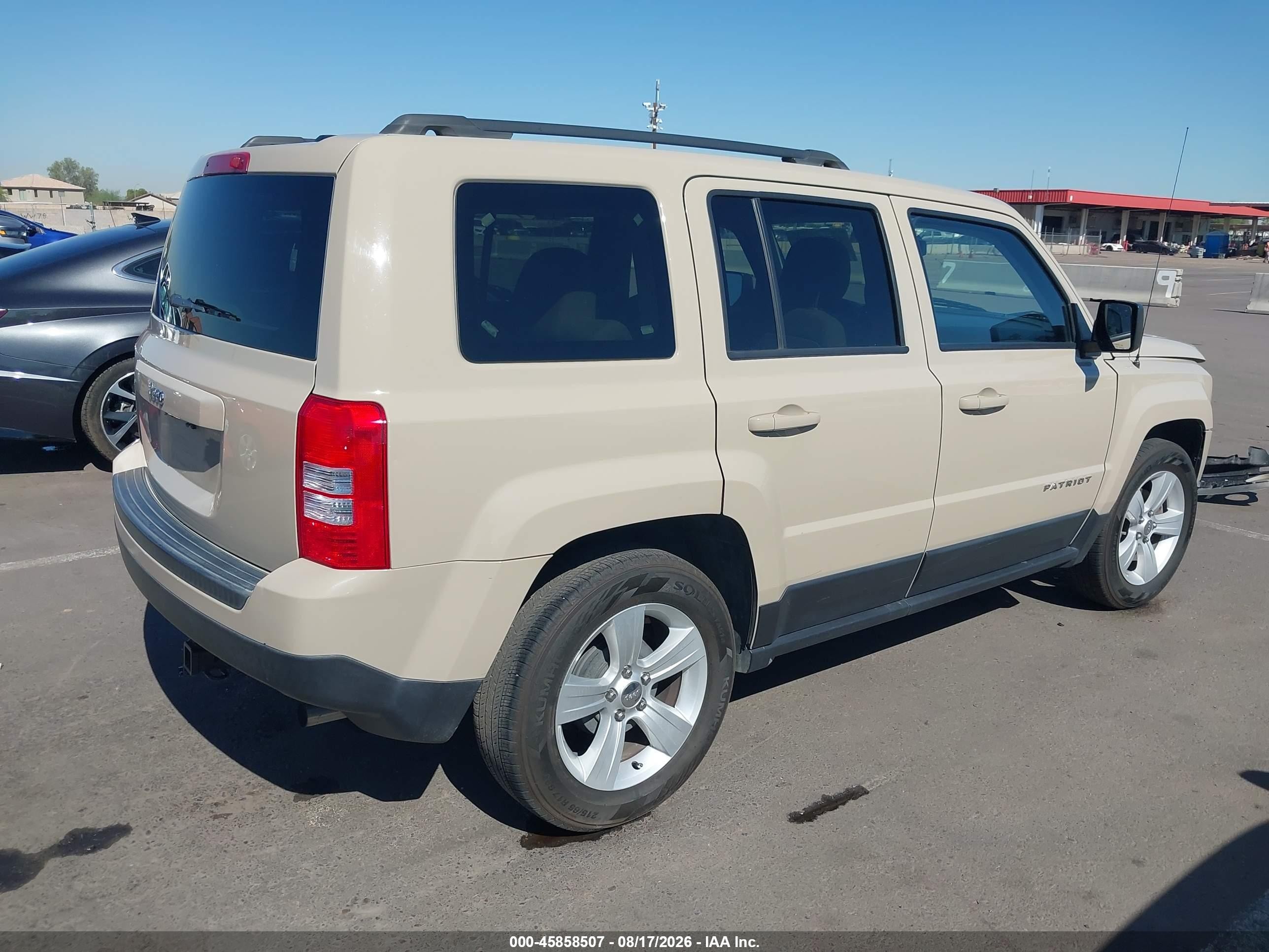 2017 Jeep Patriot Sport Tan vin: 1C4NJPBB8HD136343