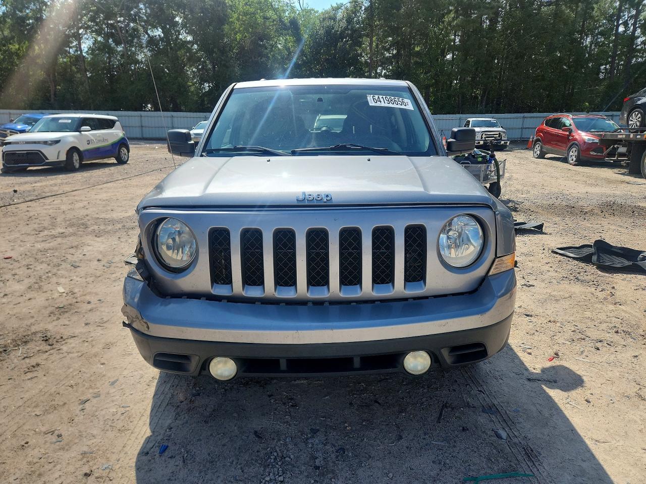 2015 Jeep Patriot Sport Silver vin: 1C4NJPBB9FD107348