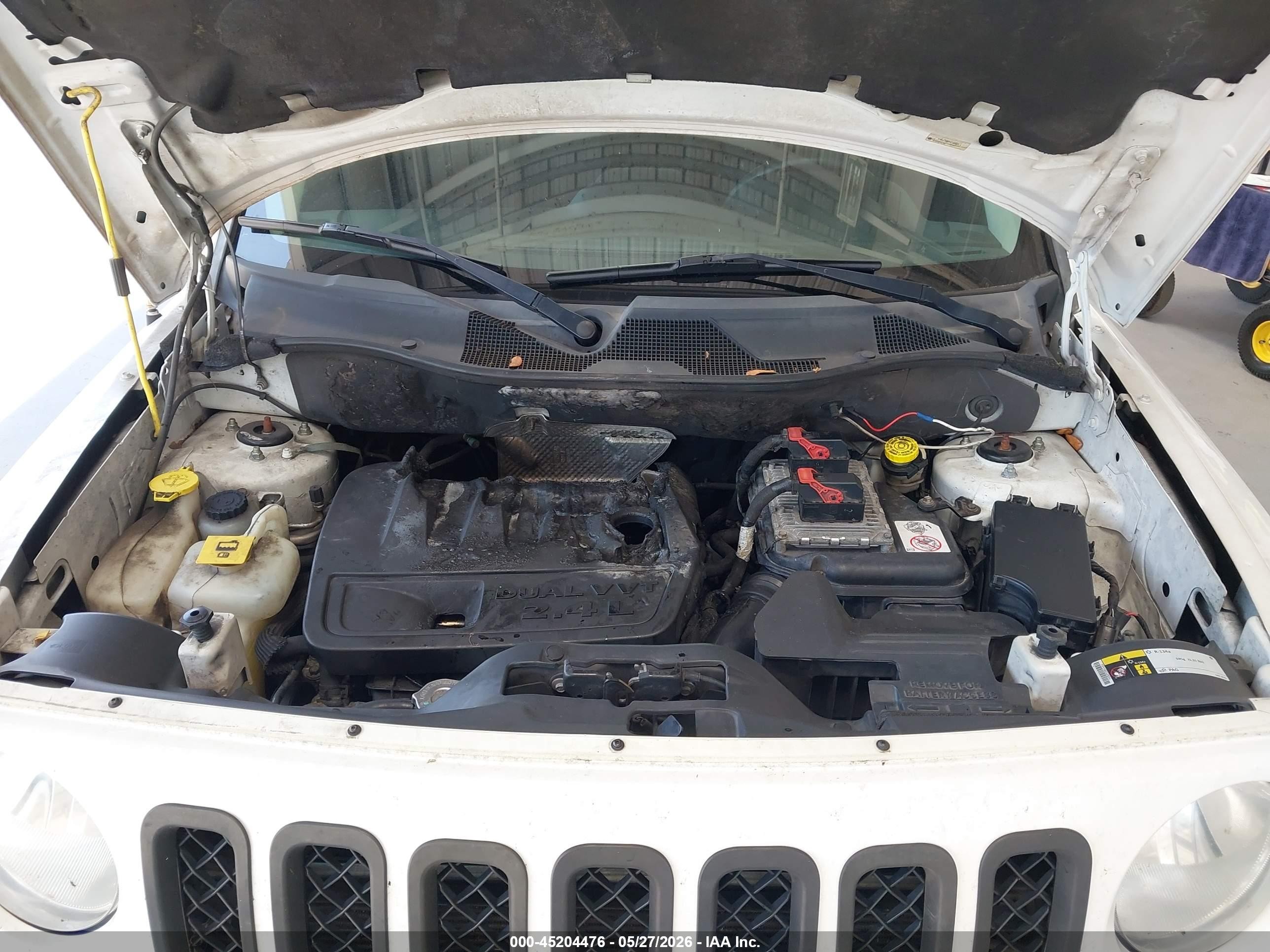 2015 Jeep Patriot Sport White vin: 1C4NJPBB9FD145825