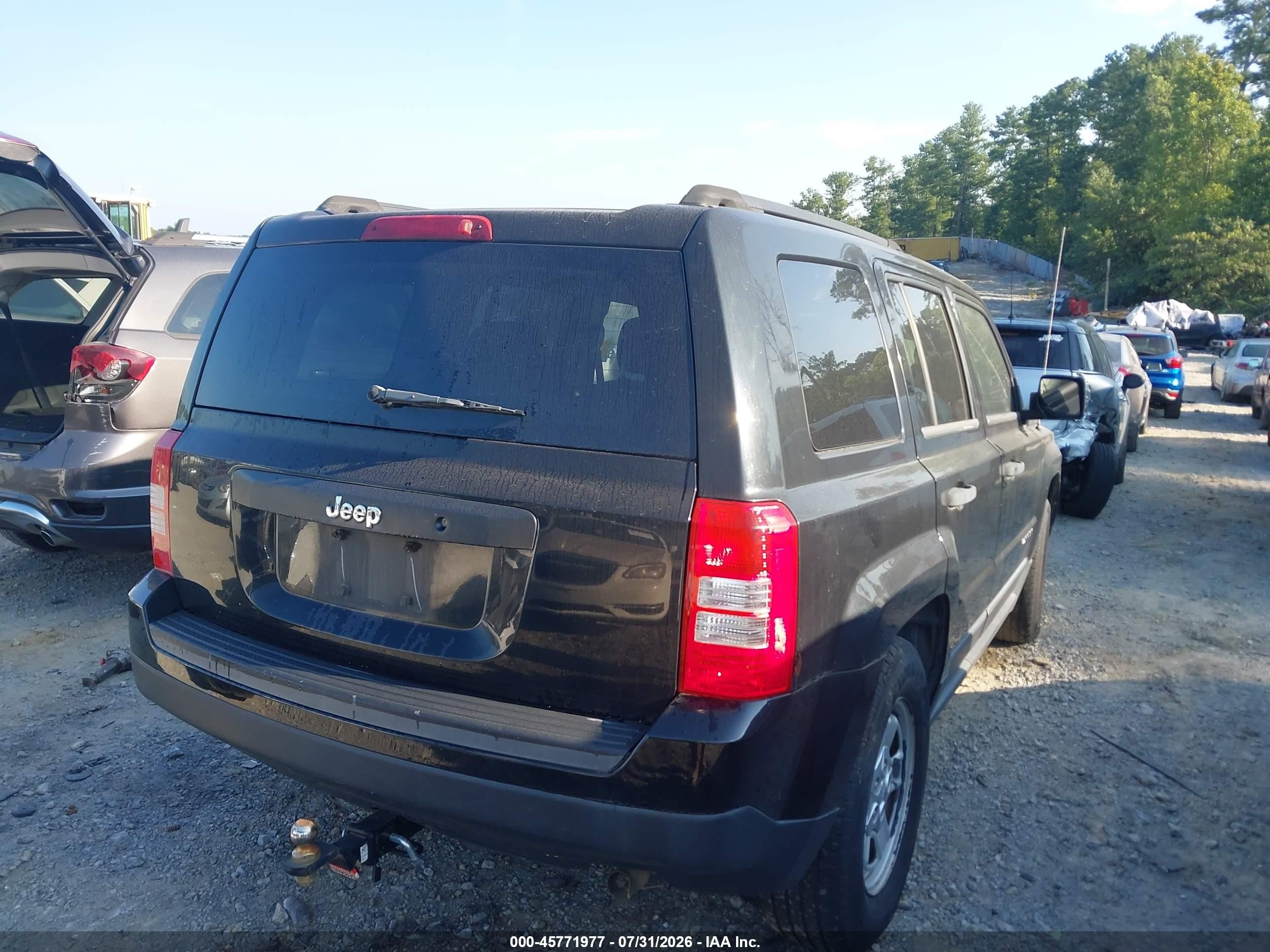 2015 Jeep Patriot Sport Black vin: 1C4NJPBB9FD149616